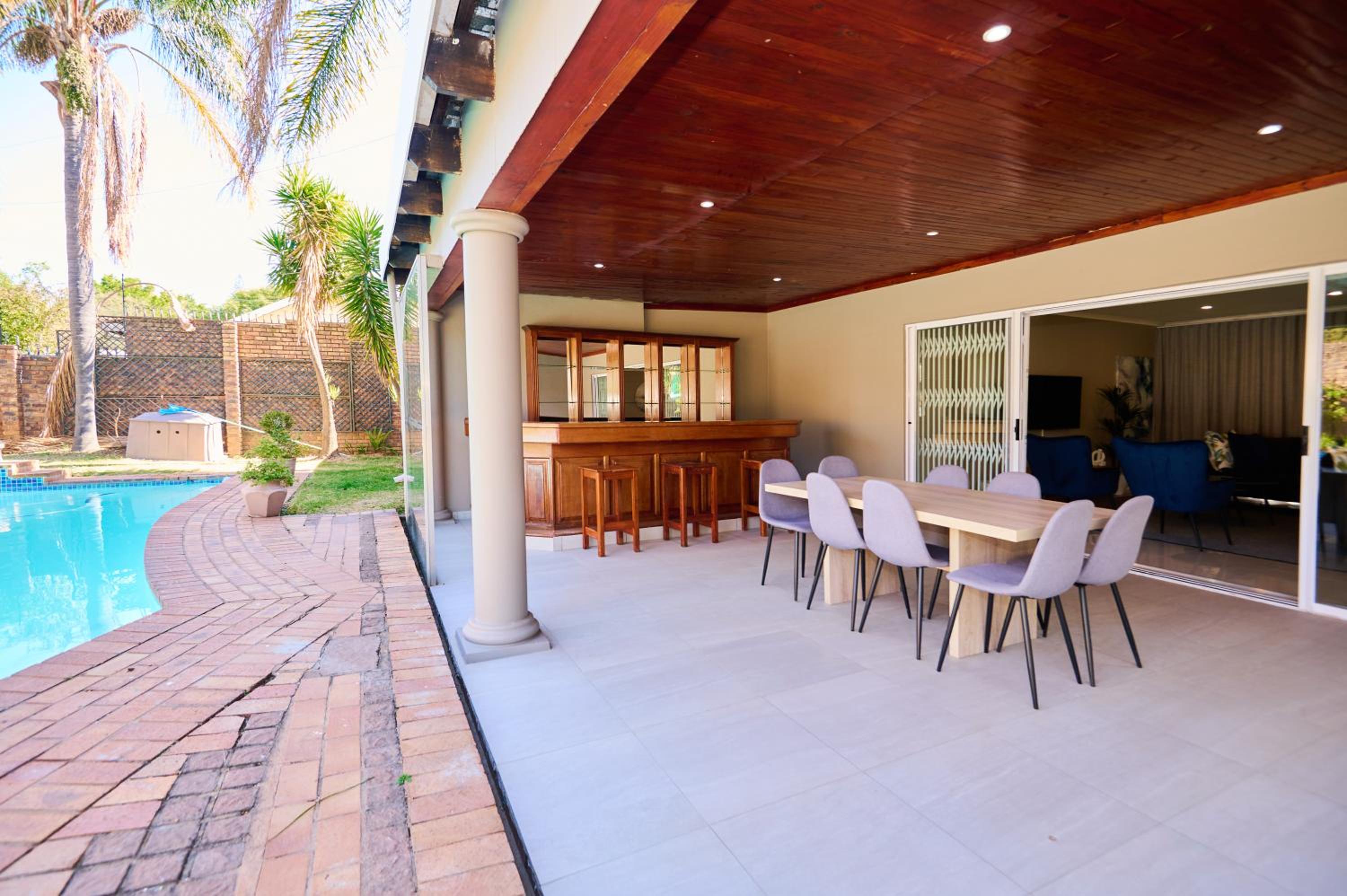 Sunny villa with pool and garden