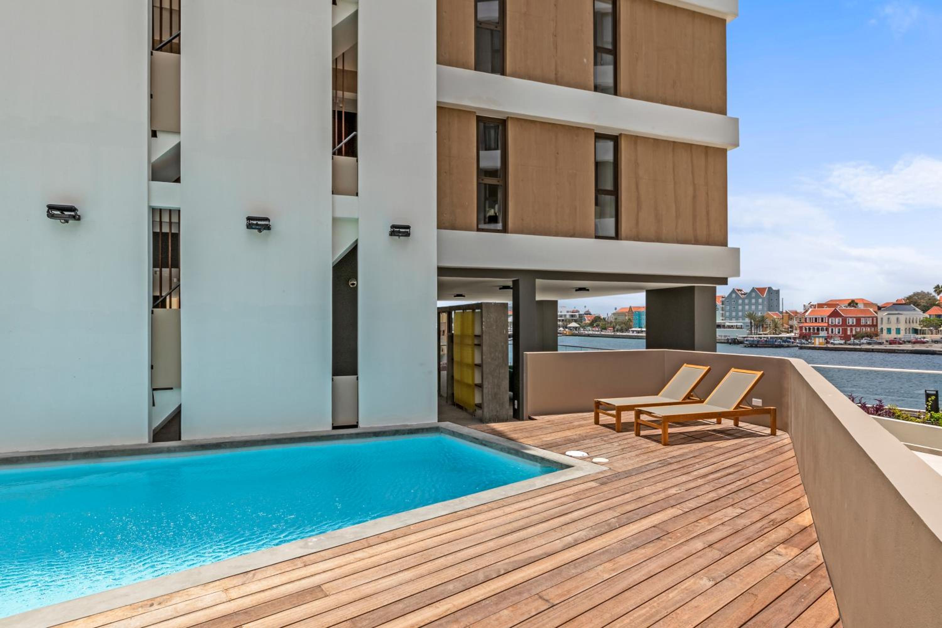 The Wharf apartments, downtown Willemstad