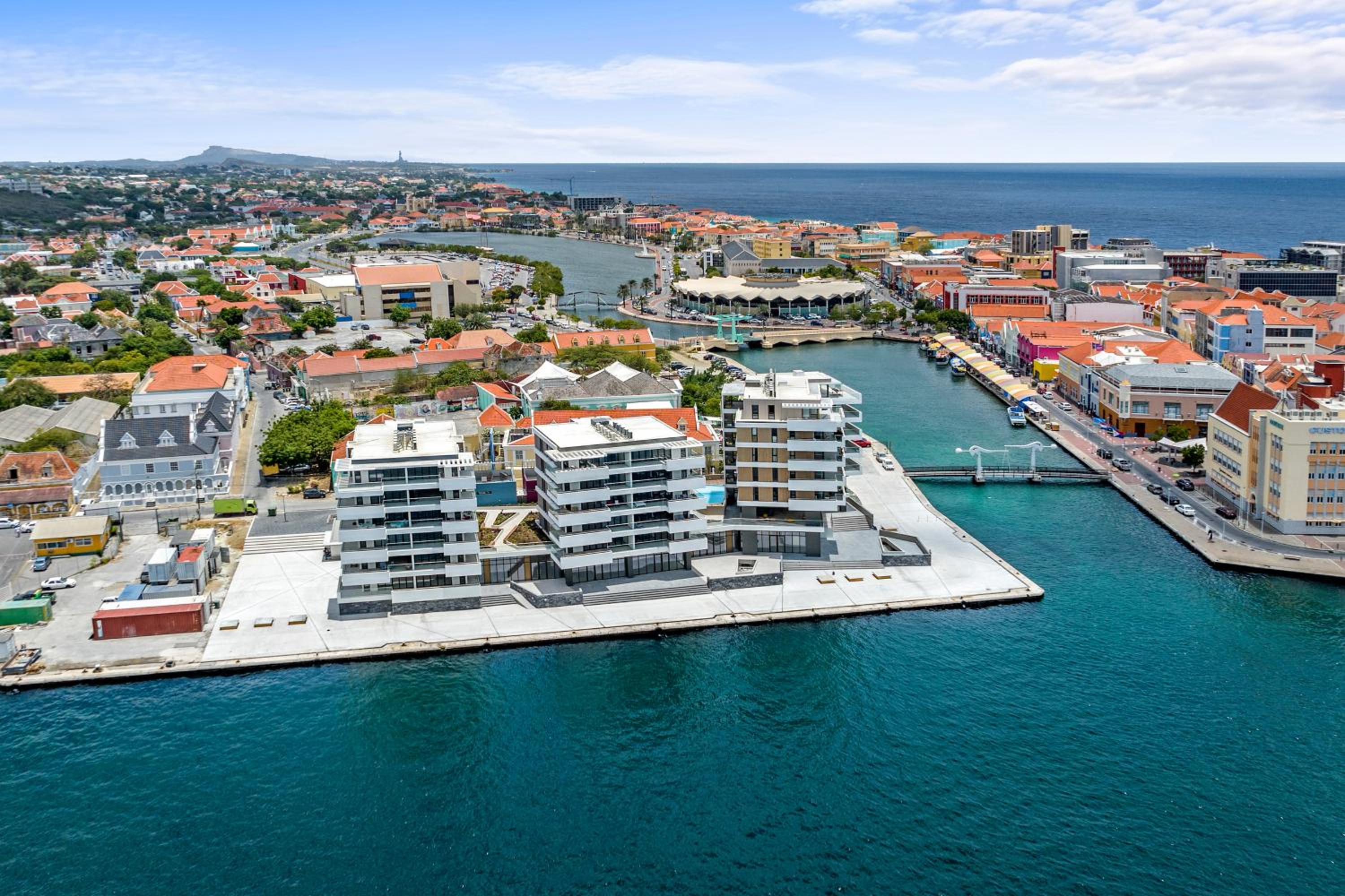 The Wharf apartments, downtown Willemstad