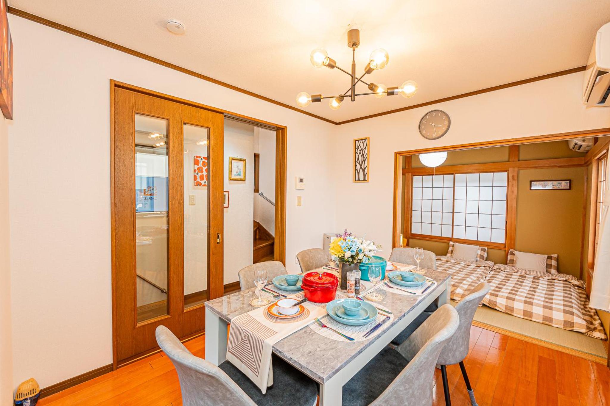 Asakusa-Ginza-Skytree-Stn-4min-95sqm-Garage-2WC-2Swr