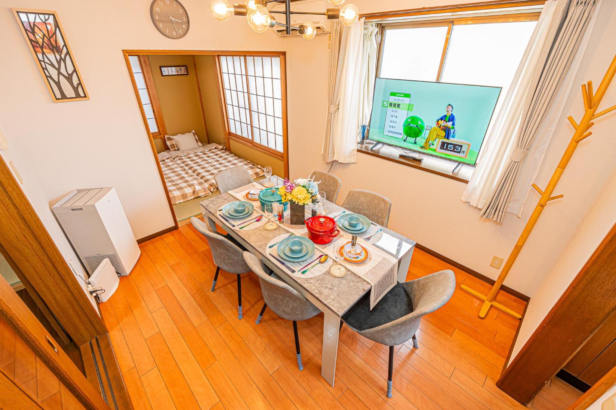 Asakusa-Ginza-Skytree-Stn-4min-95sqm-Garage-2WC-2Swr