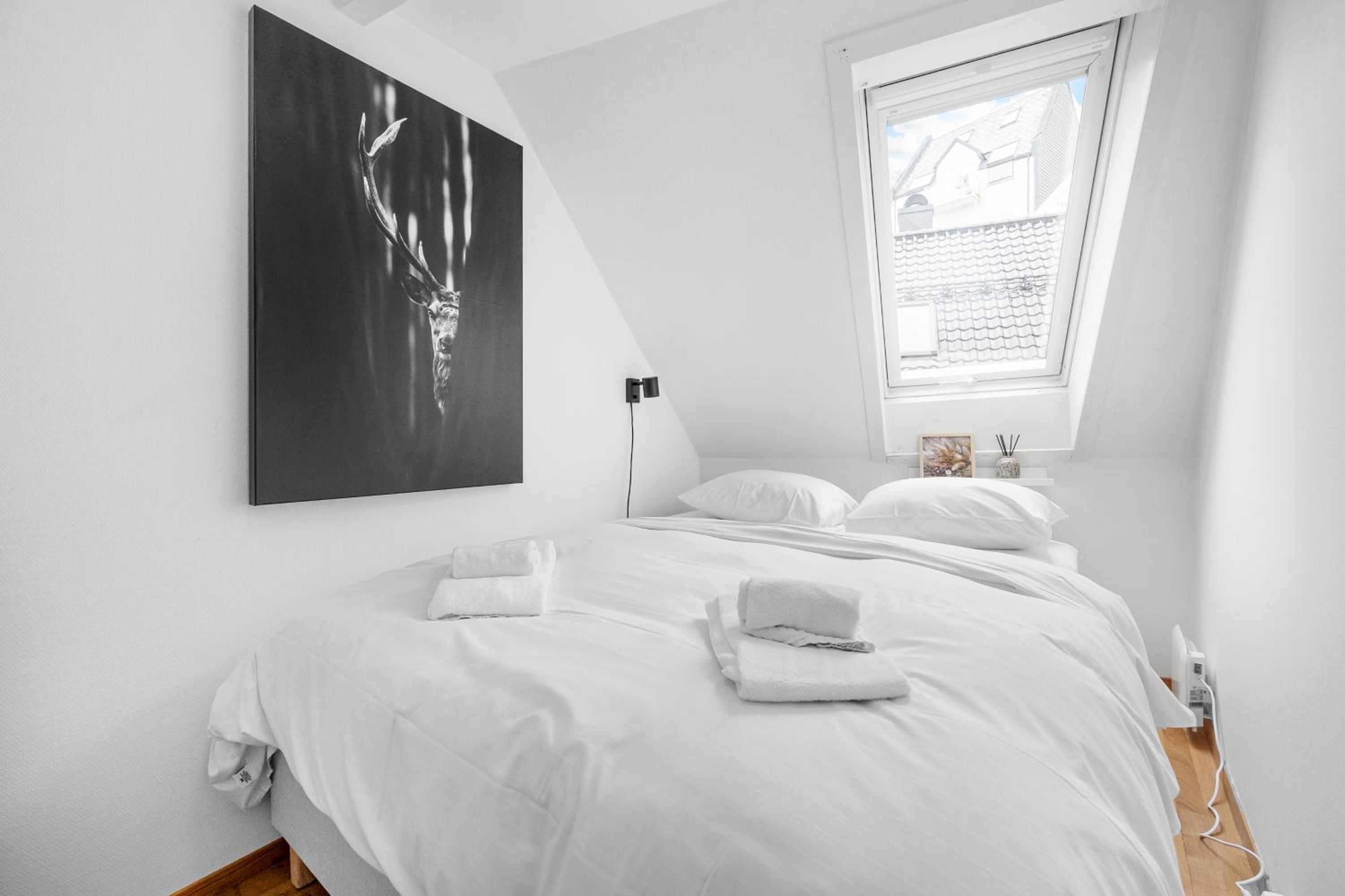 View to Bryggen - Renovated dec 24 - Historic cobblestone street view 3