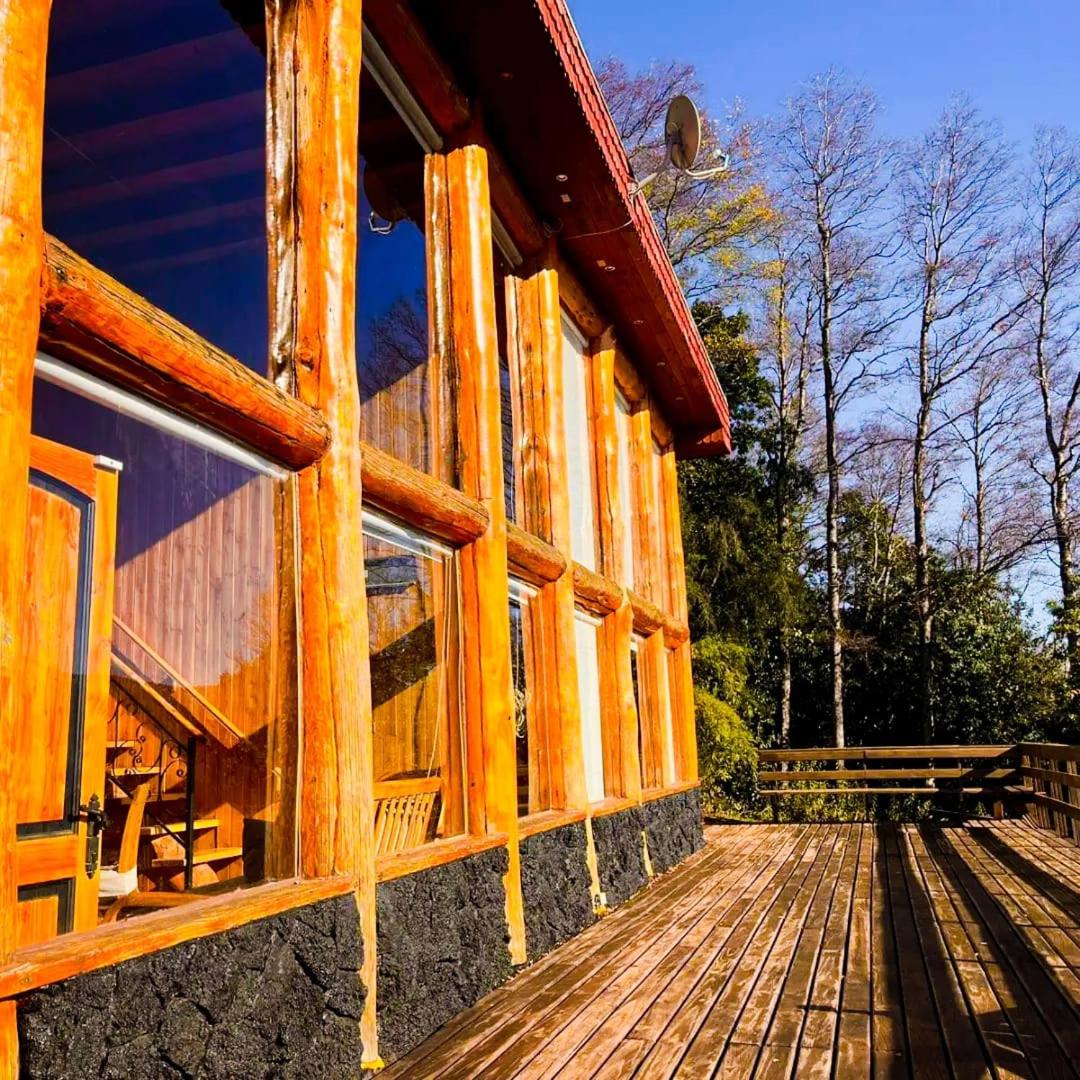 casa con vista al lago caburgua