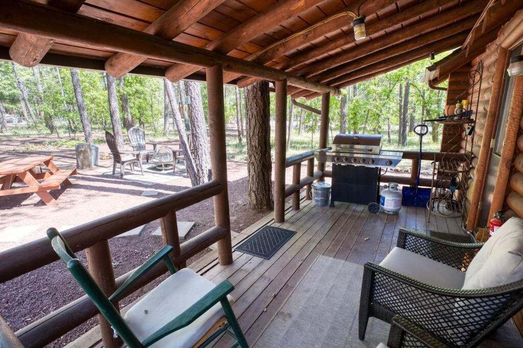 Charming Log Cabin in Tall Pines with Fire Pit Near Trails & Lake view 5