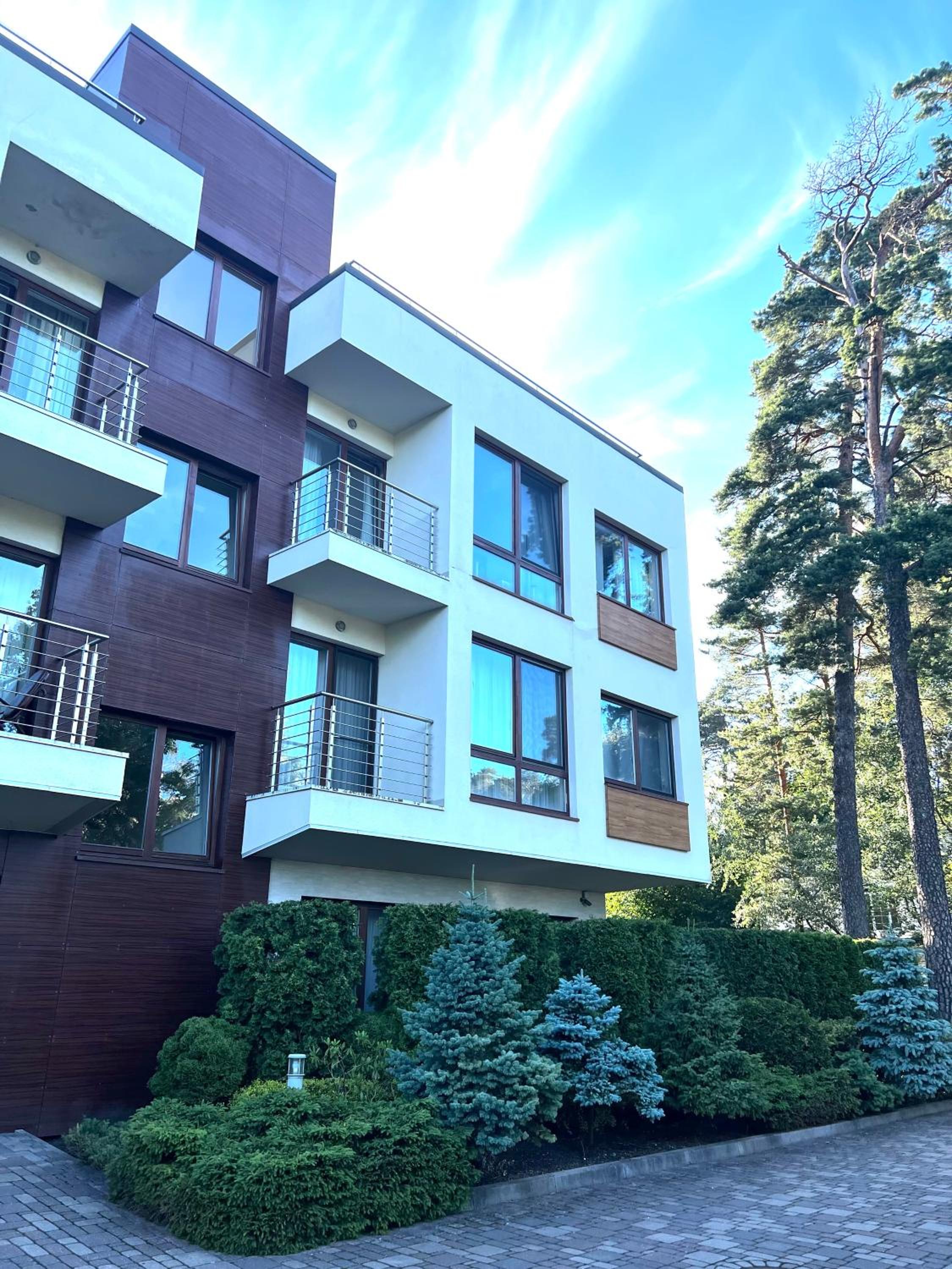 White beach apartment