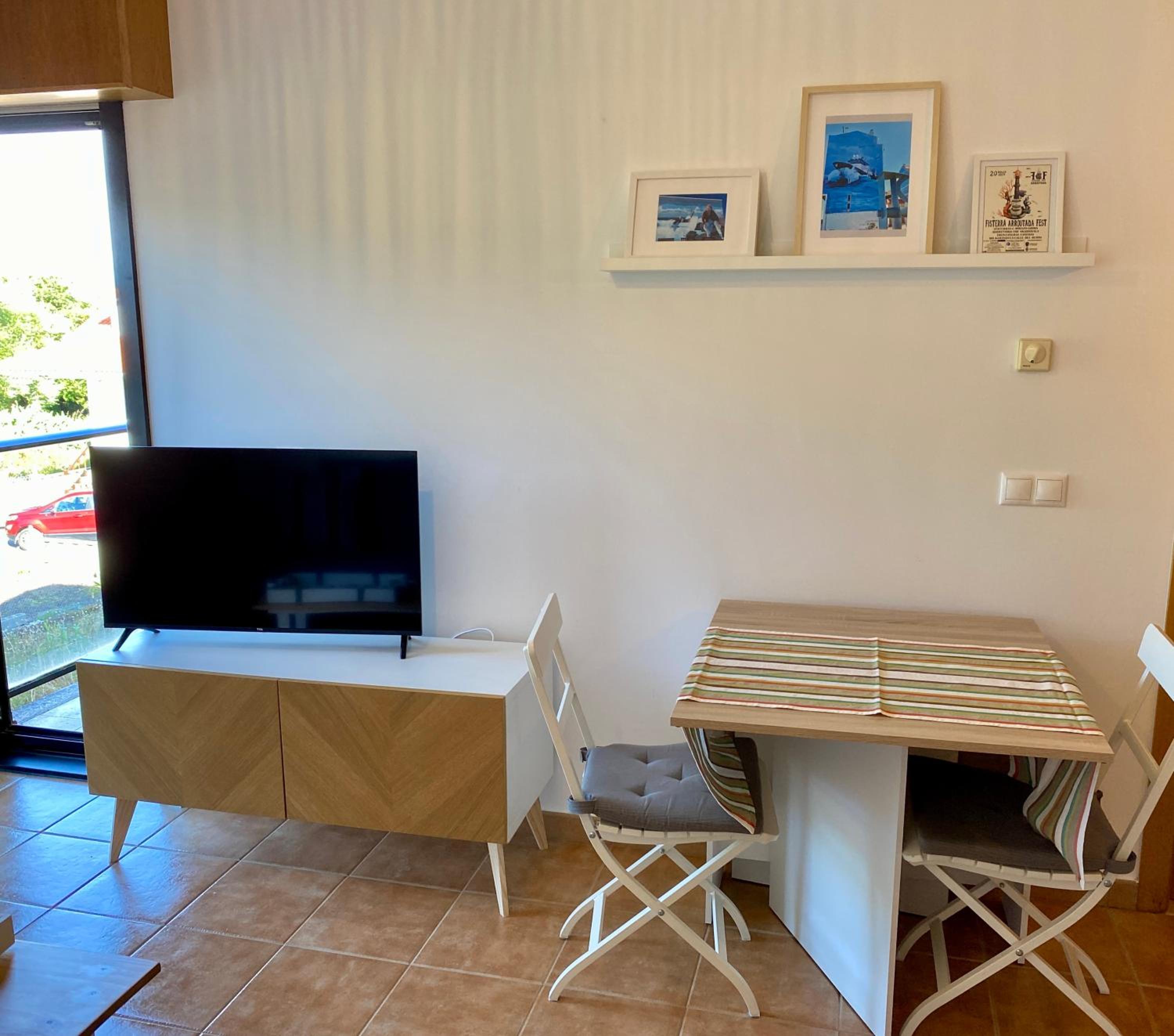Apto 2 dorm en primera línea de Playa Langosteira con garaje y wifi
