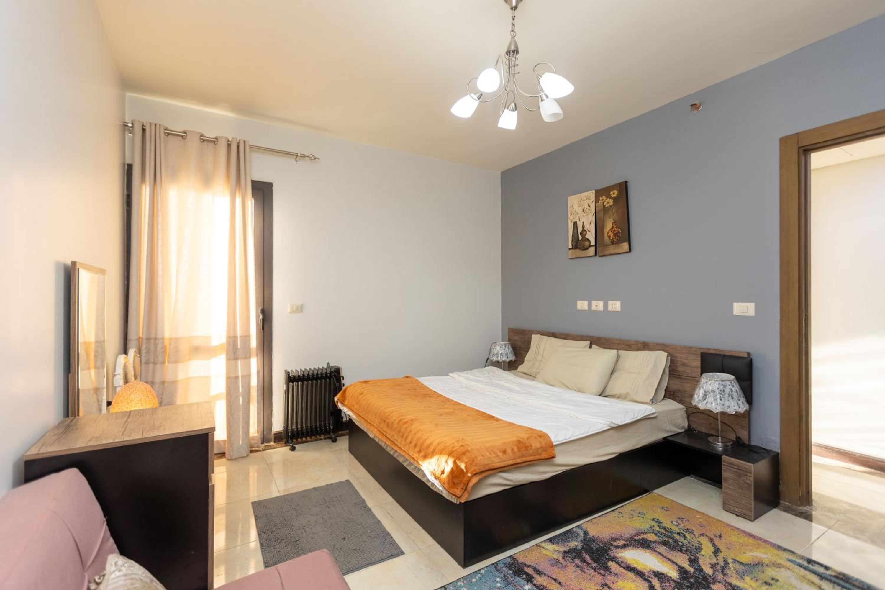 2 Bedroom Luxurious AUC Duplex with Private Balcony - Modern & Cozy