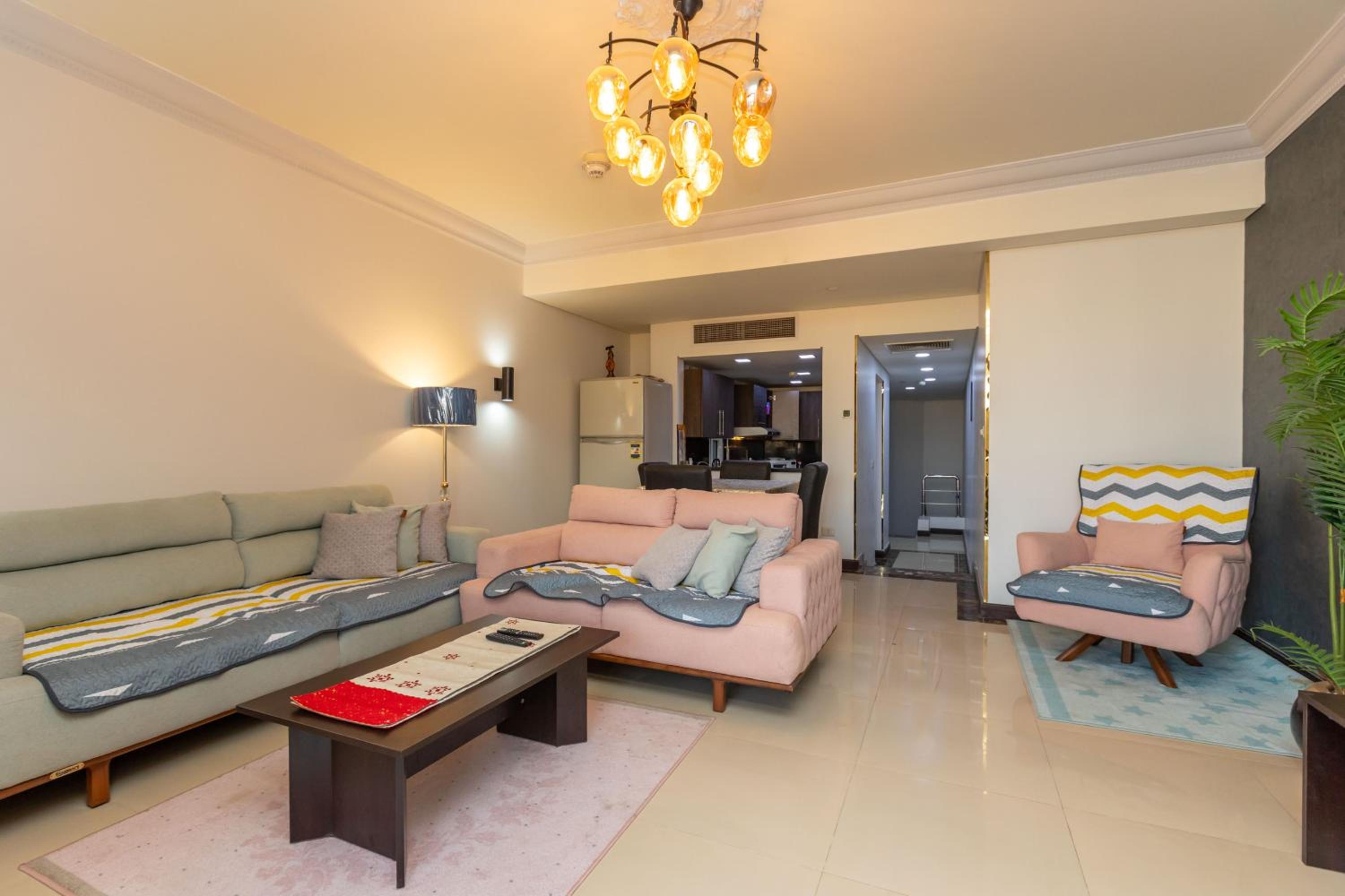 2 Bedroom Luxurious AUC Duplex with Private Balcony - Modern & Cozy