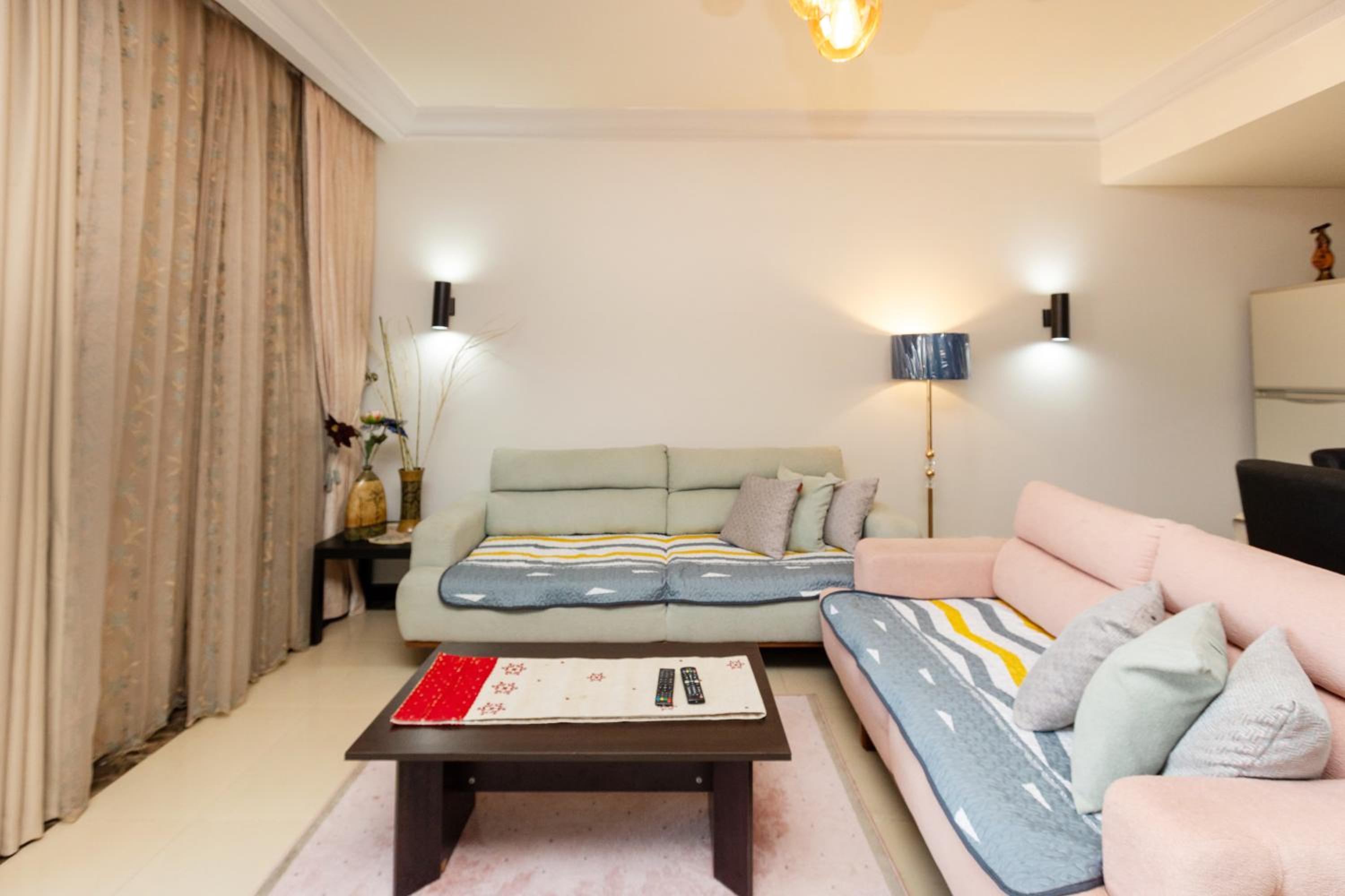 2 Bedroom Luxurious AUC Duplex with Private Balcony - Modern & Cozy