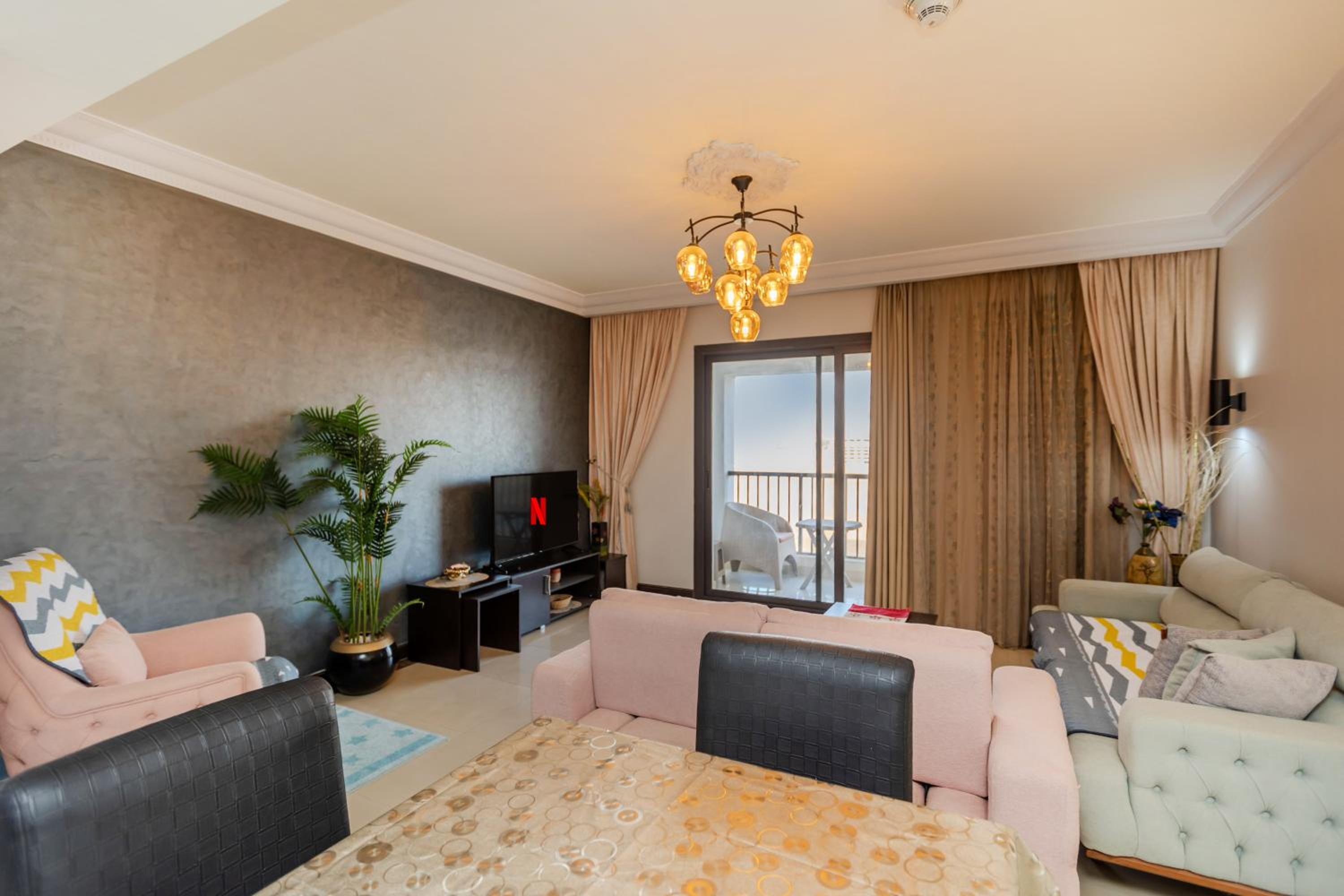 2 Bedroom Luxurious AUC Duplex with Private Balcony - Modern & Cozy