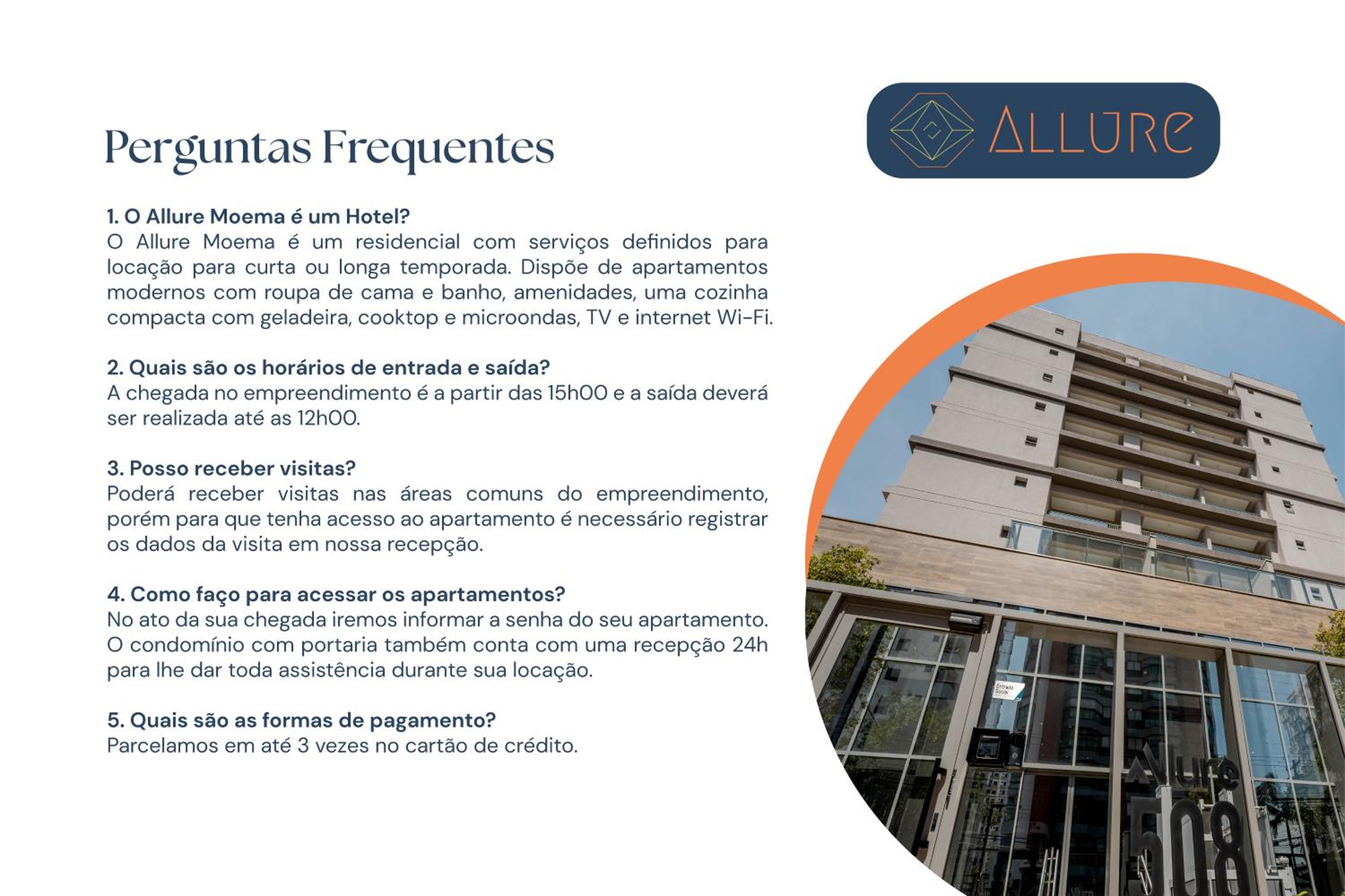 My Allure Moema - Com café da manhã opcional e Recepção 24 horas