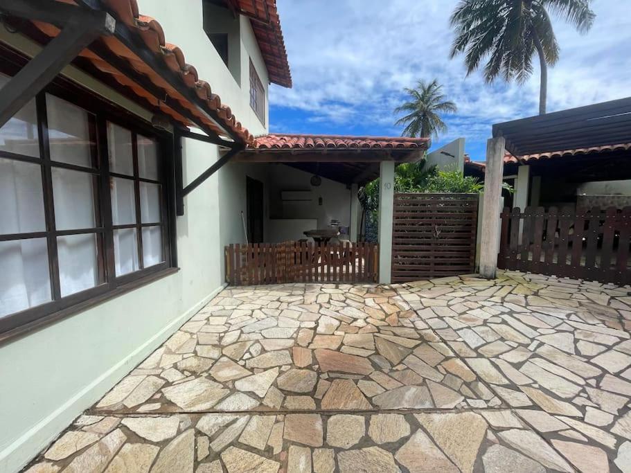 Casasveraneio casa top com 3 suítes com ar condicionado a 100 m da Praia - Barra de São Miguel, 7 minutos do gunga e 3 da praia bonita e conchas ! Área gou