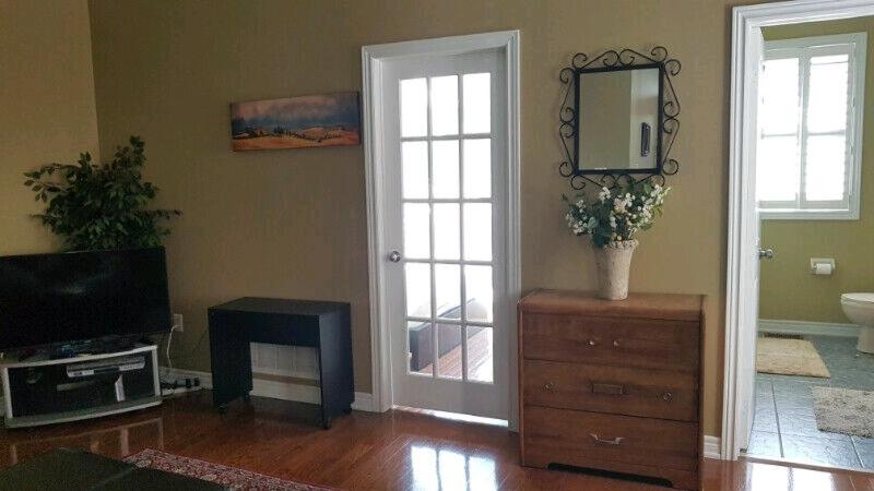 ABOVE Ground 1 Bedroom Suite in a House