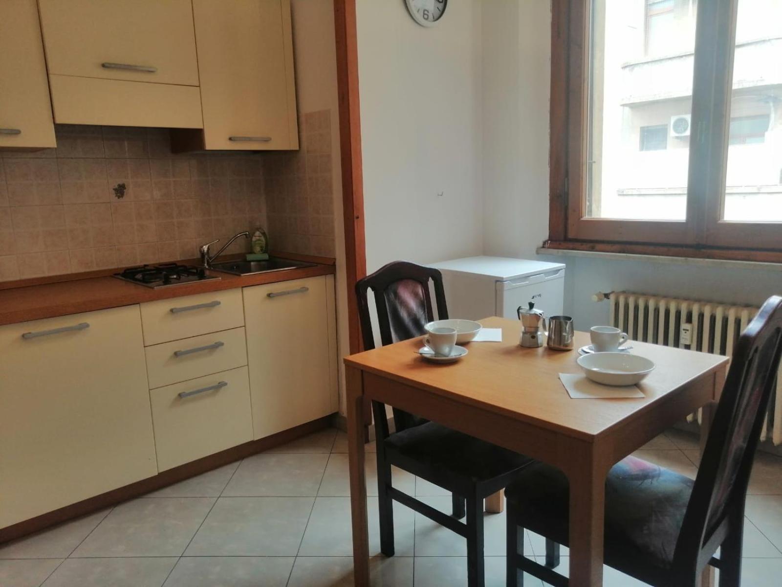 Apartment in front of the train station!