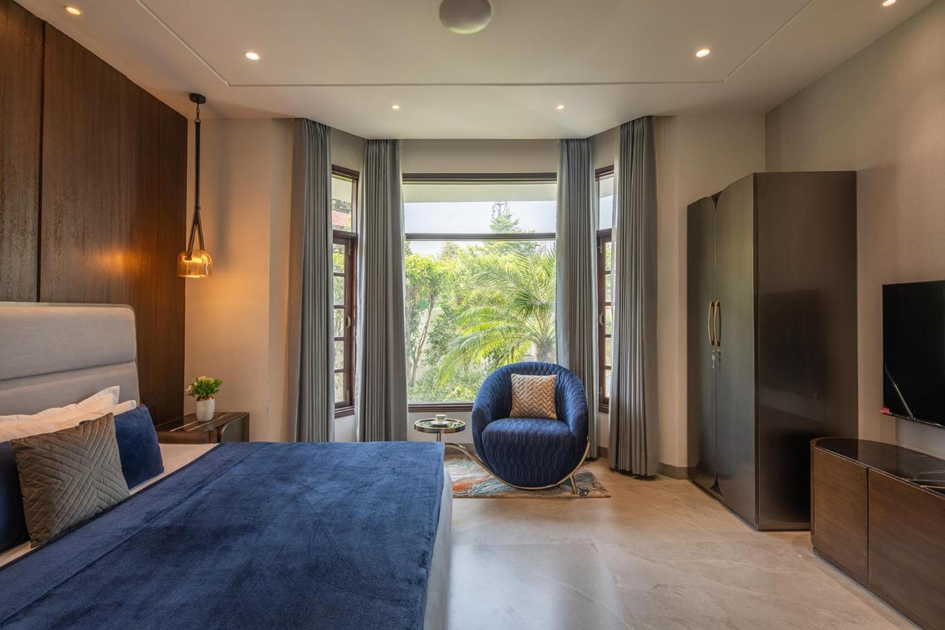 StayVista's The Secret Lagoon with Outdoor Pool, Verdant Lawn & Indoor-Outdoor Activities view 5
