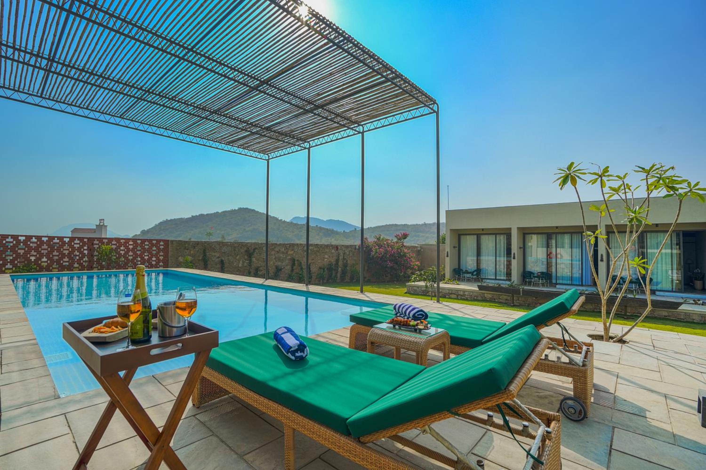 SaffronStays Villa Rohi view 3
