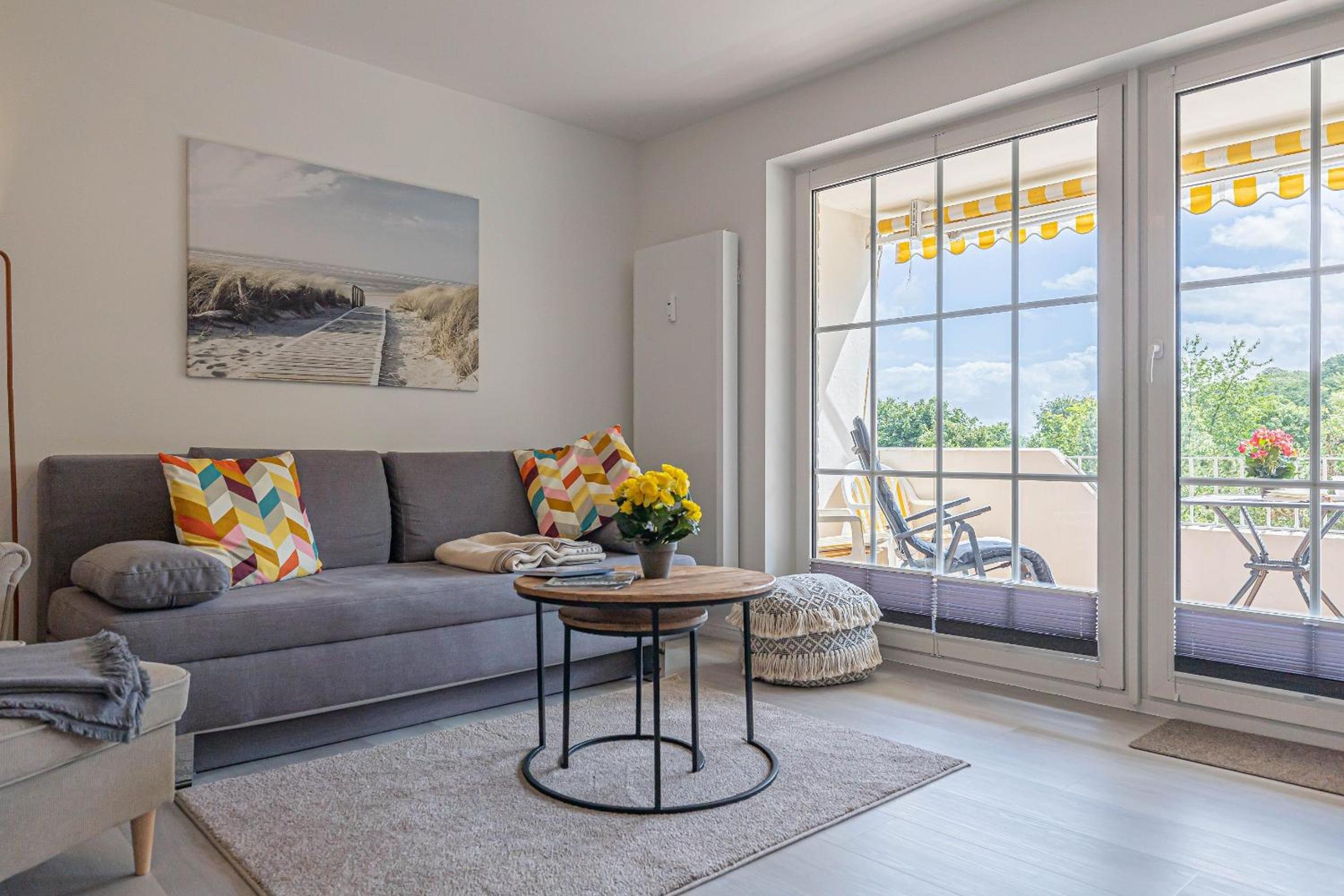 fewo1846 - Strandresidenz Wassersleben Südblick App 689 - komfortables Apartment mit Balkon und Meerblick