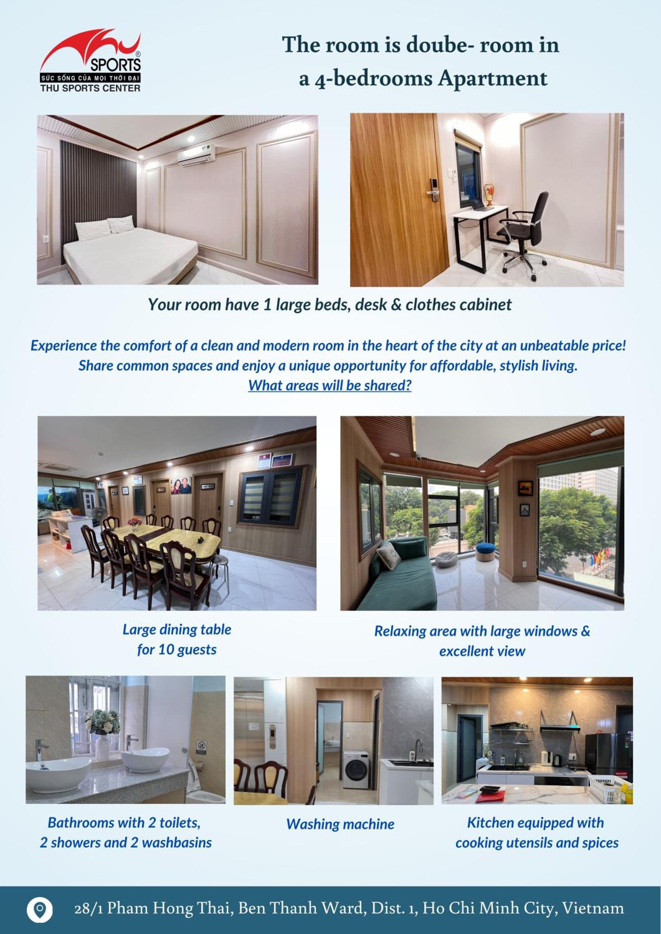 THU's APARTMENT near Ben Thanh Market