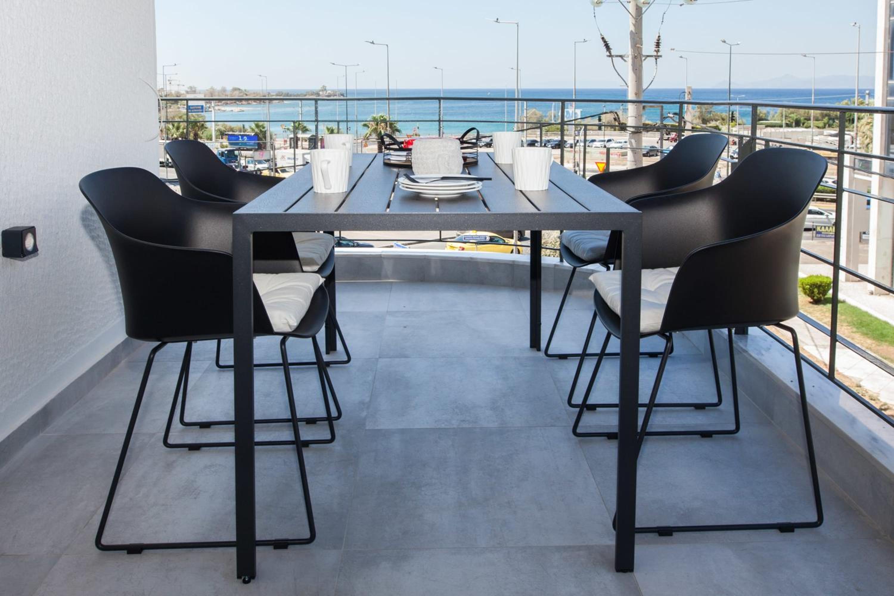 Modern Luxury Athens Riviera Apt with Sea View