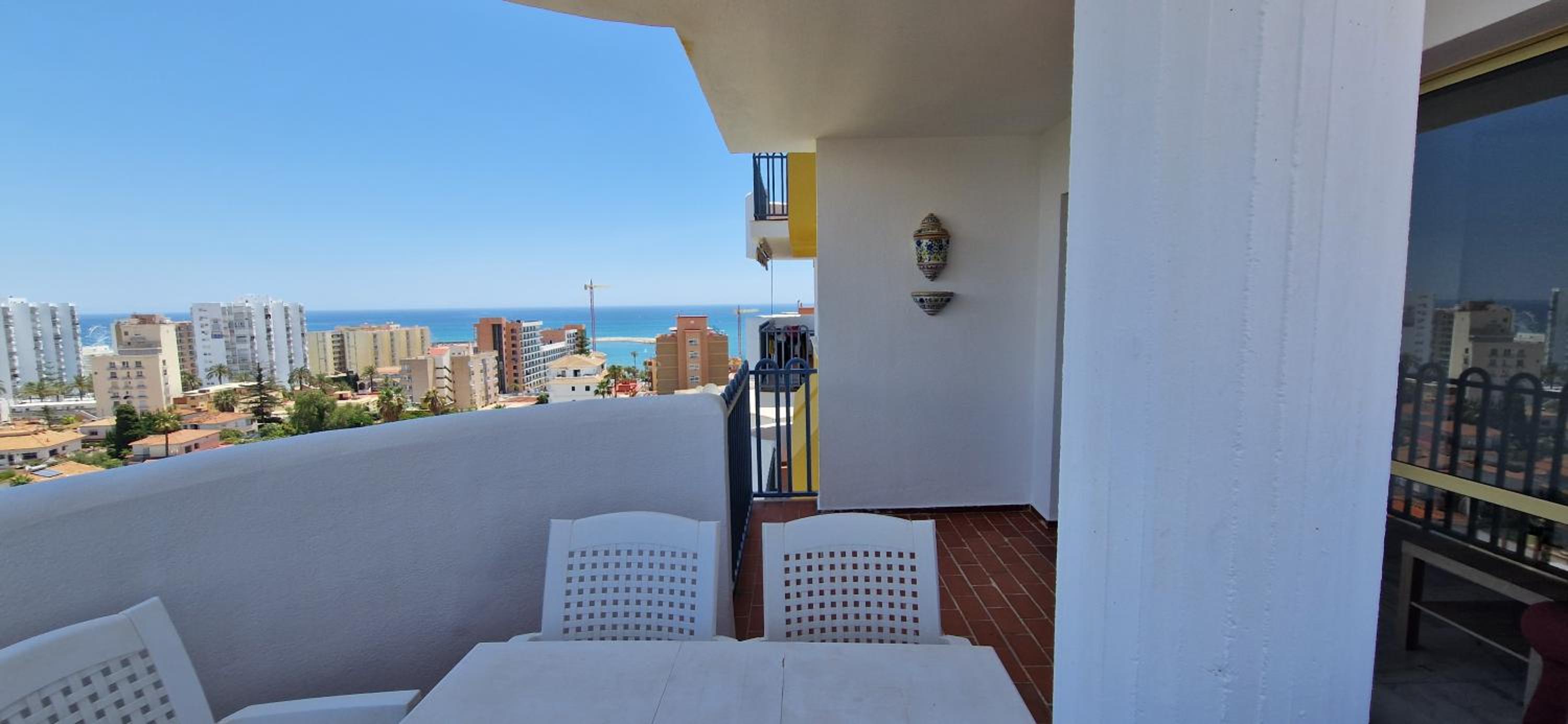 Beach Santa Ana, pool, 2 free parking, WiFi, 3 bedrooms, for 6-7 people, large terrace with Sea view view 5
