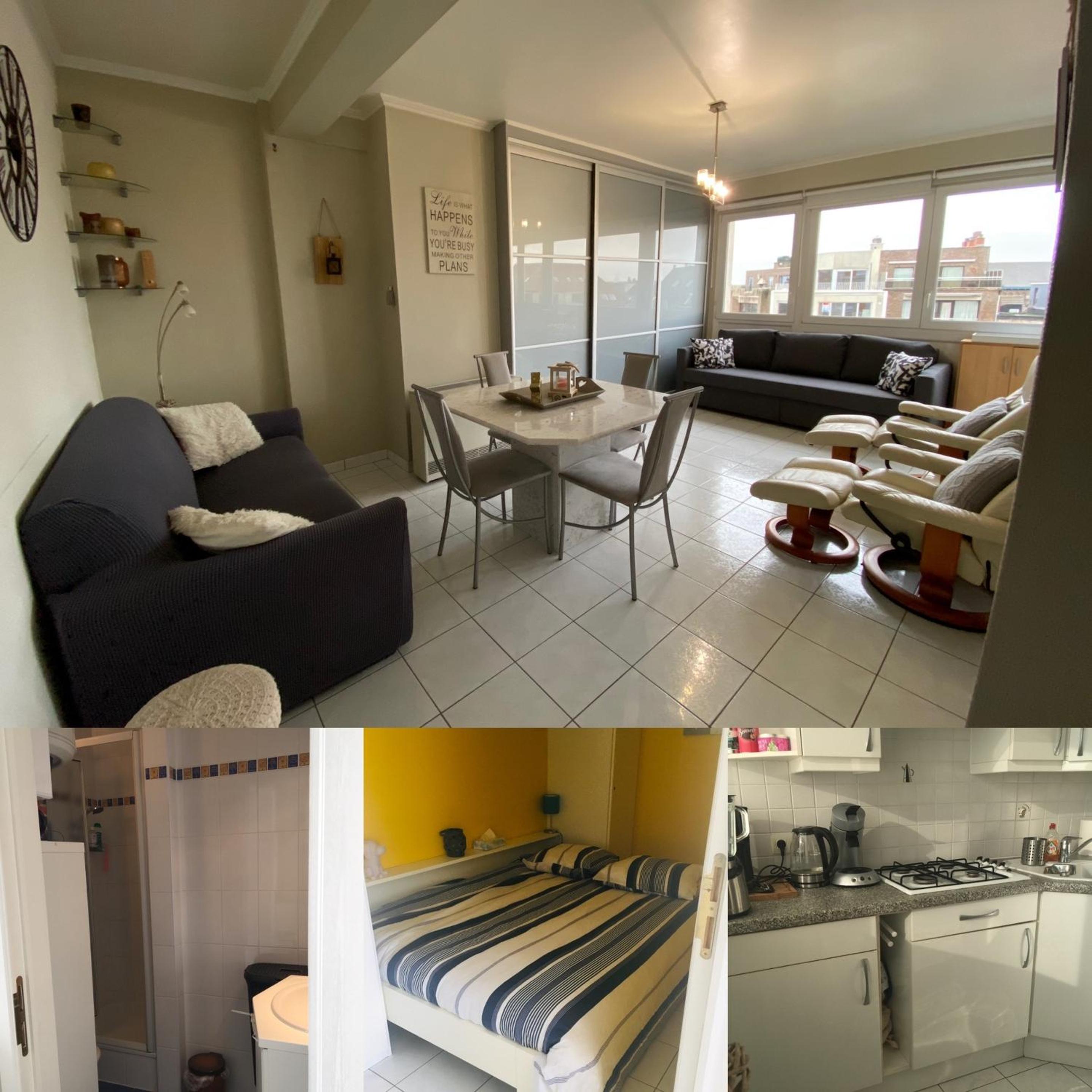 Comfortable Apartment in Blankenberge, 40 sqm, parking