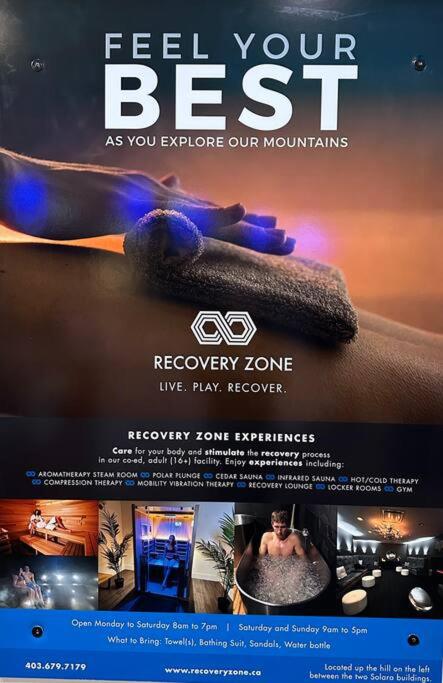 L109 Canmore World Class Solara Resort - Hot tub, Pool, Gym, AirCon, Free Parking & Netflix