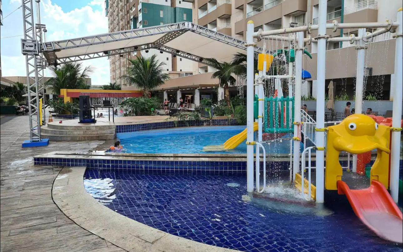 Apto em Resort a 500m do Thermas dos Laranjais