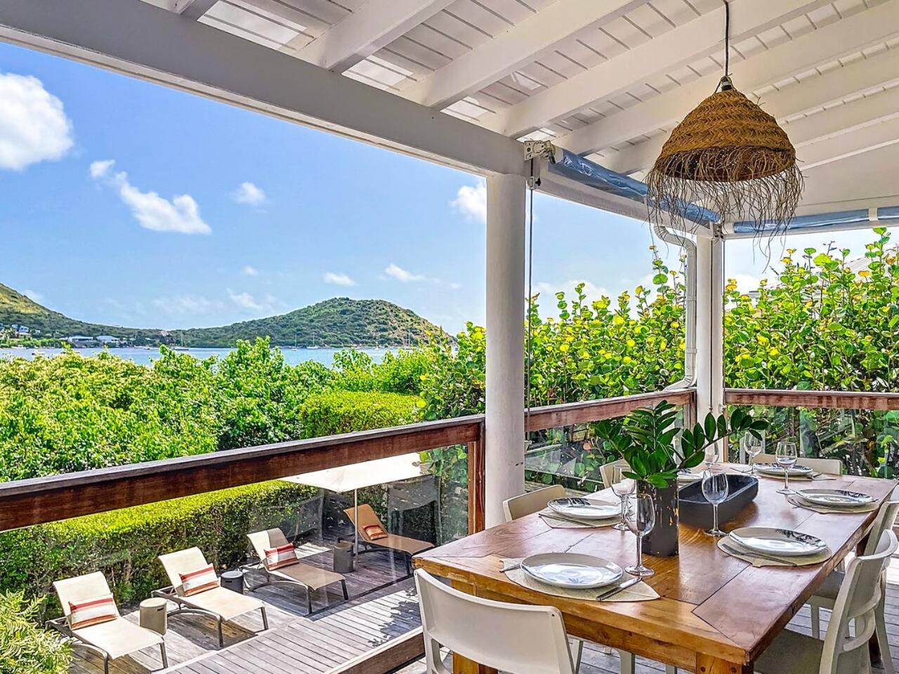 Villa Casa Mia private pool waterfront view 3