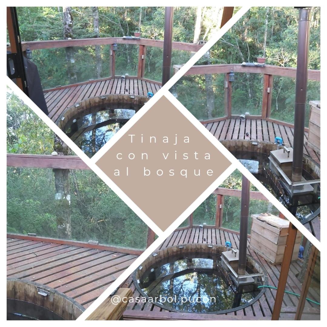 CASA ARBOL PUCÓN - Piscina y tinaja