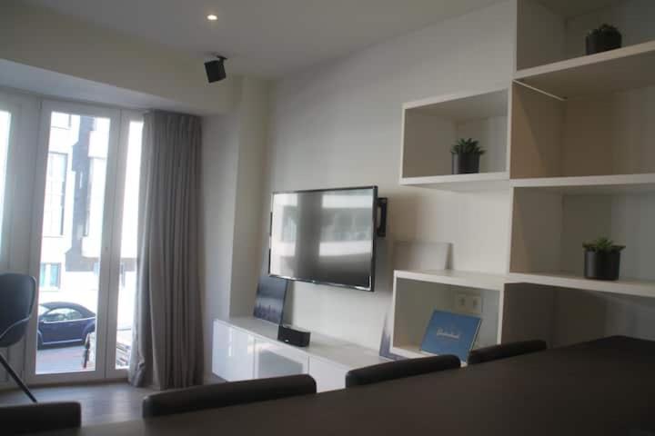 Appartement Leon-Rens, op 1 minuut van het strand