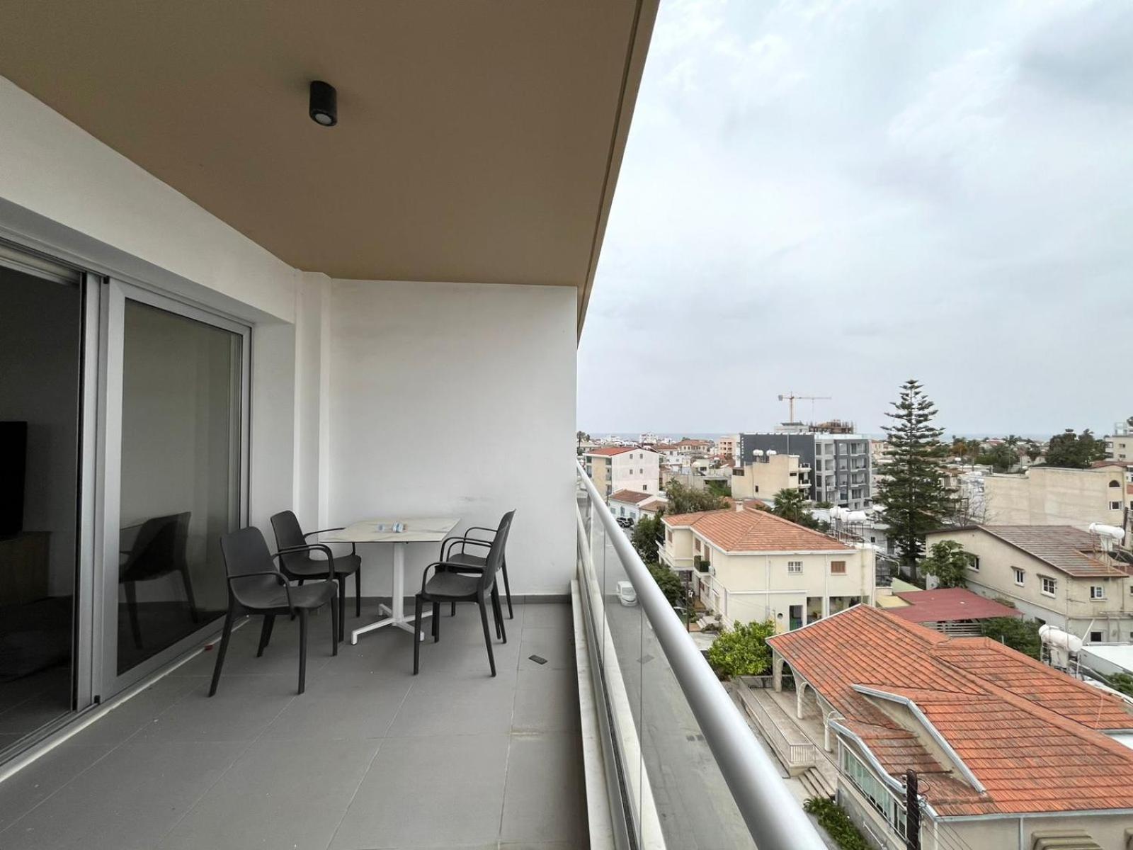 Top Floor Luxury 1Bedroom with Sea View in LARNACA CENTER