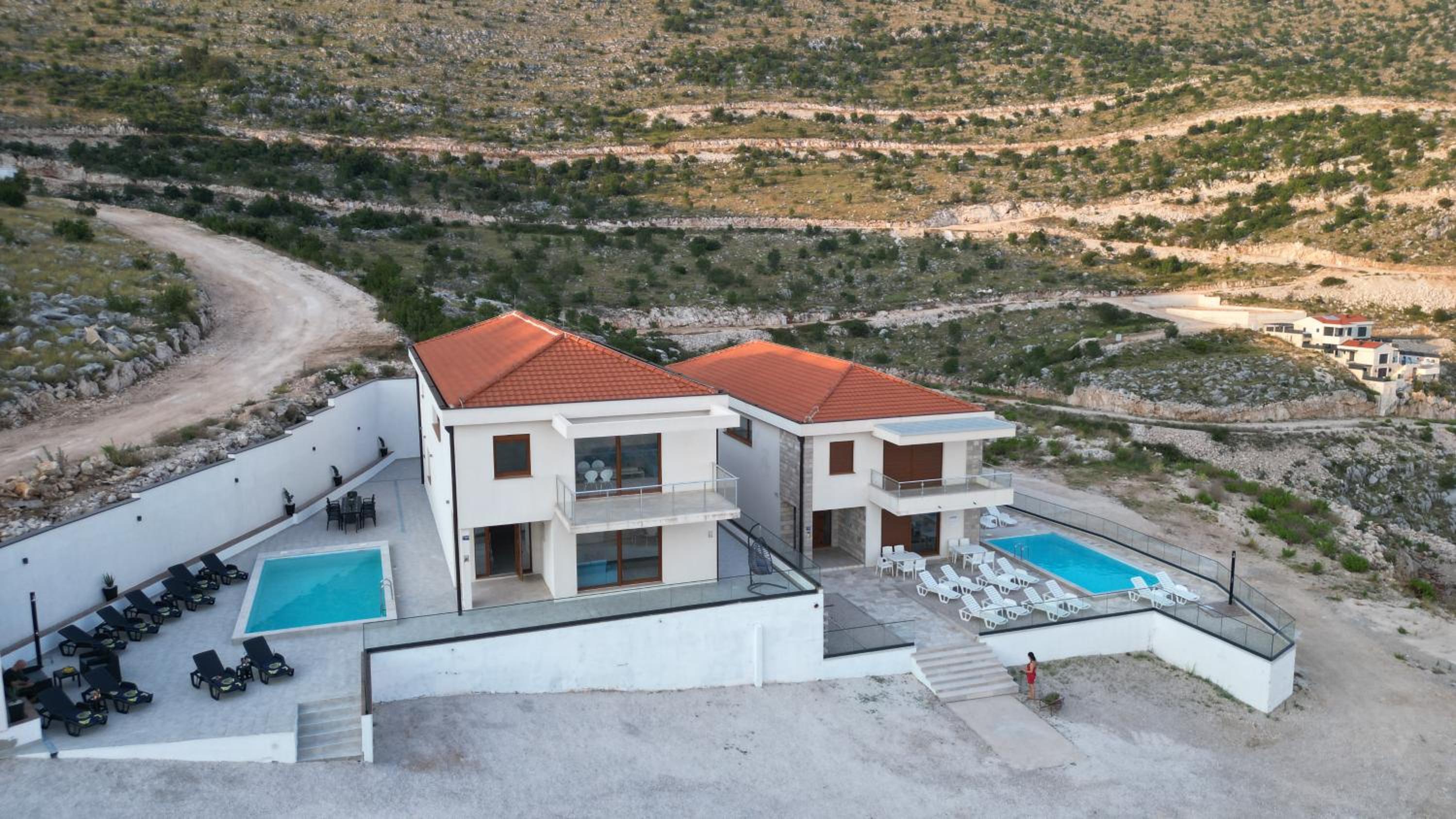 Villa Panorama - Private heated pool and jacuzzi with ocean view