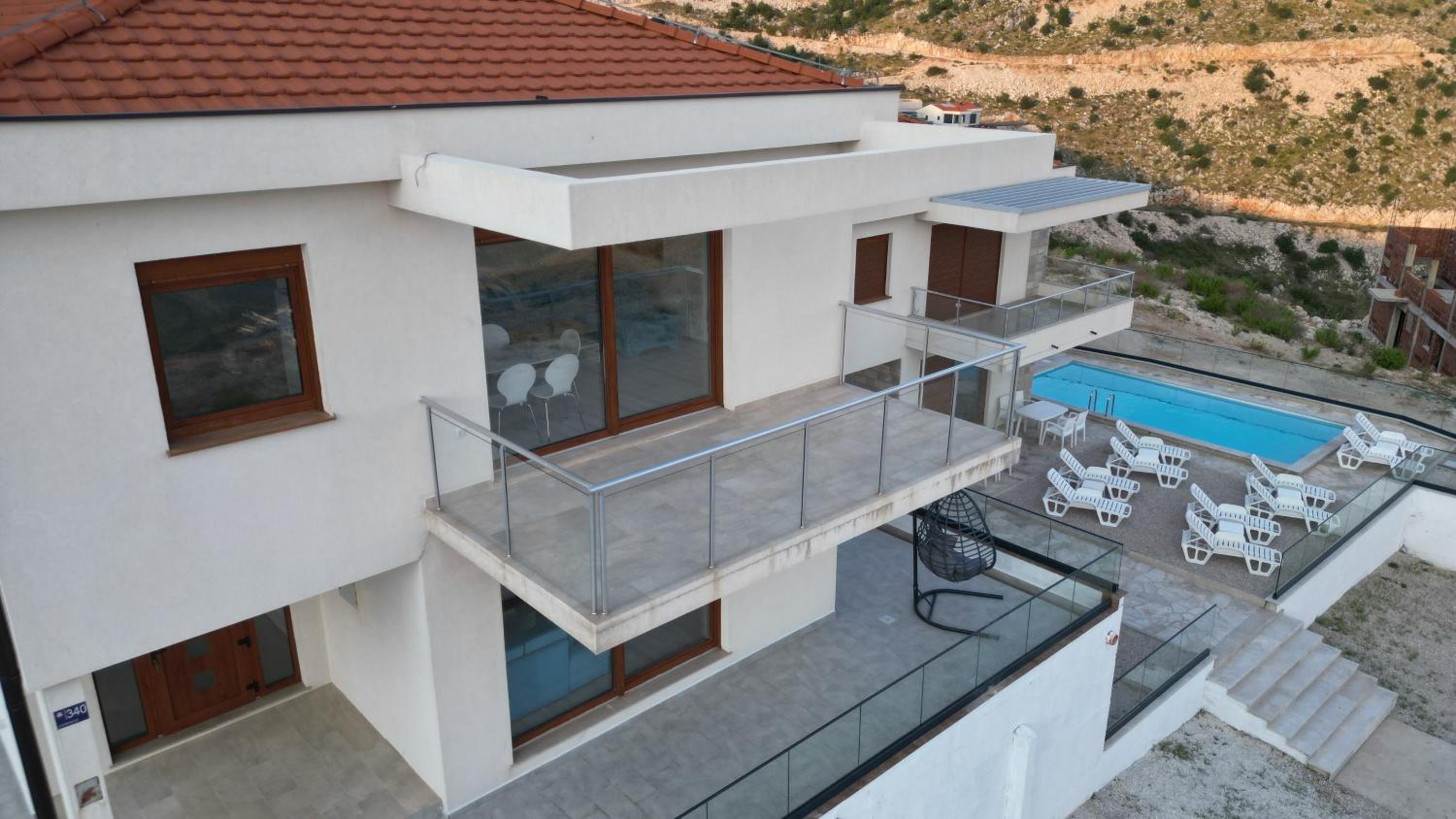 Villa Panorama - Private heated pool and jacuzzi with ocean view