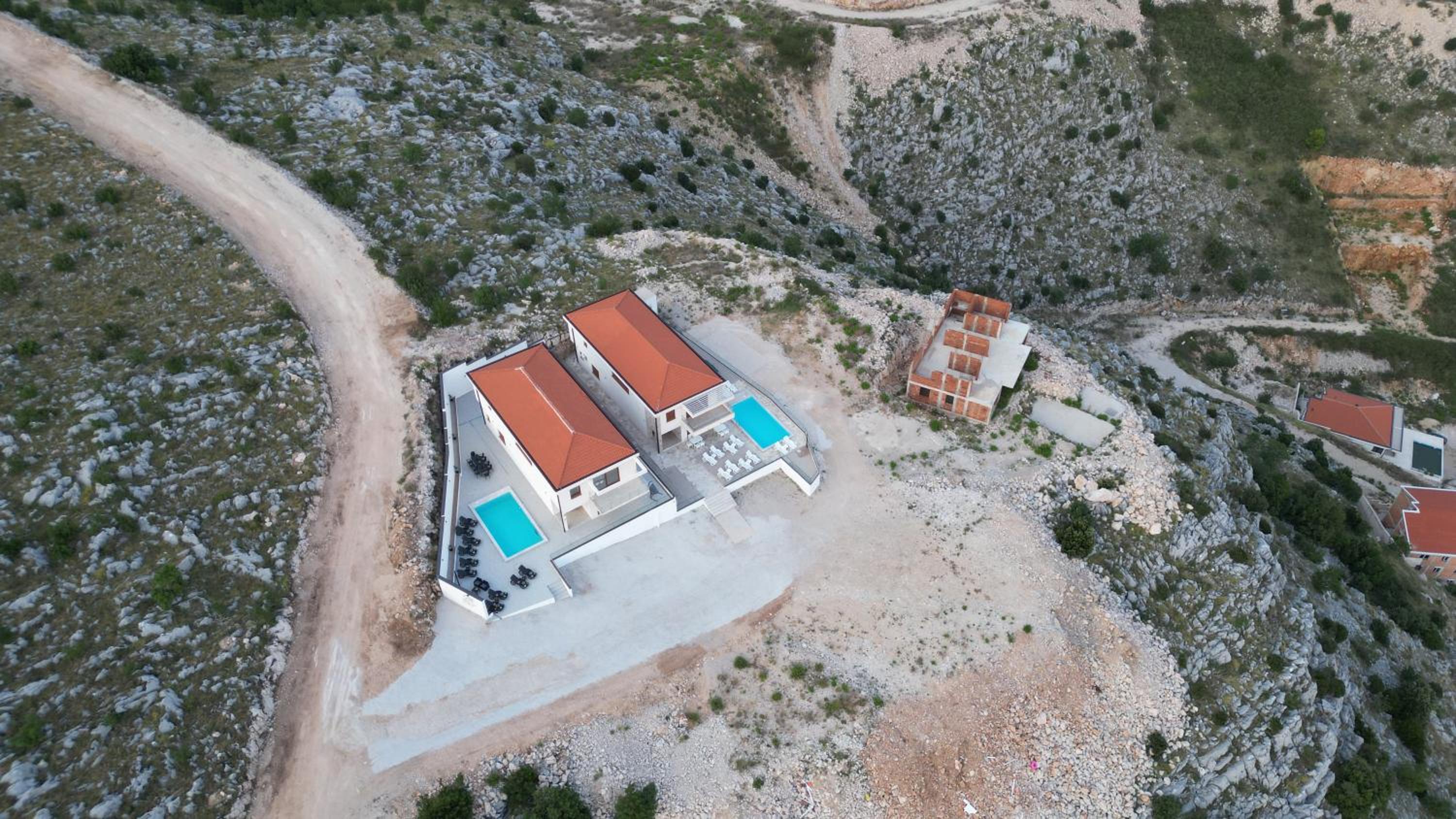 Villa Panorama - Private heated pool and jacuzzi with ocean view