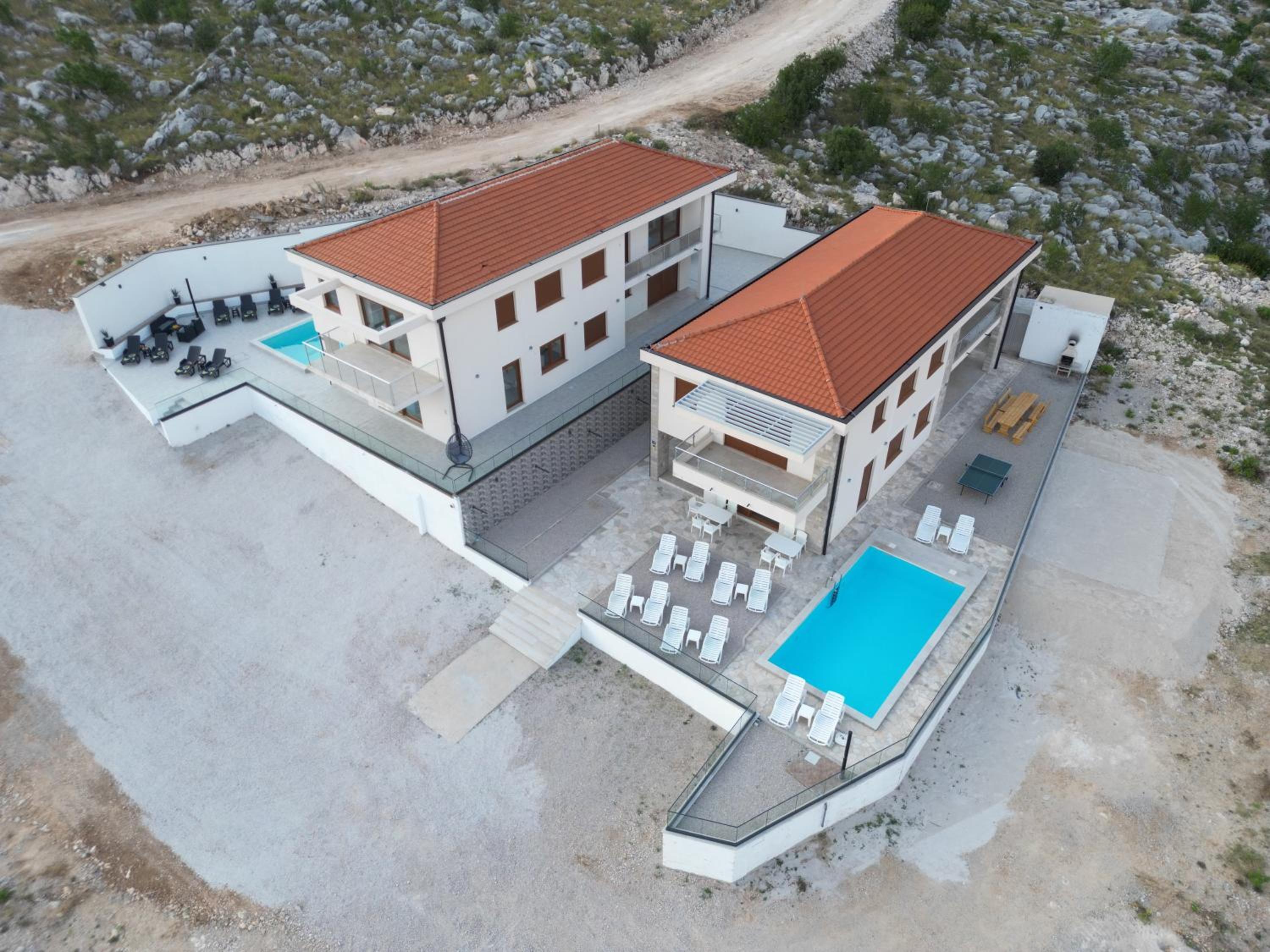 Villa Panorama - Private heated pool and jacuzzi with ocean view