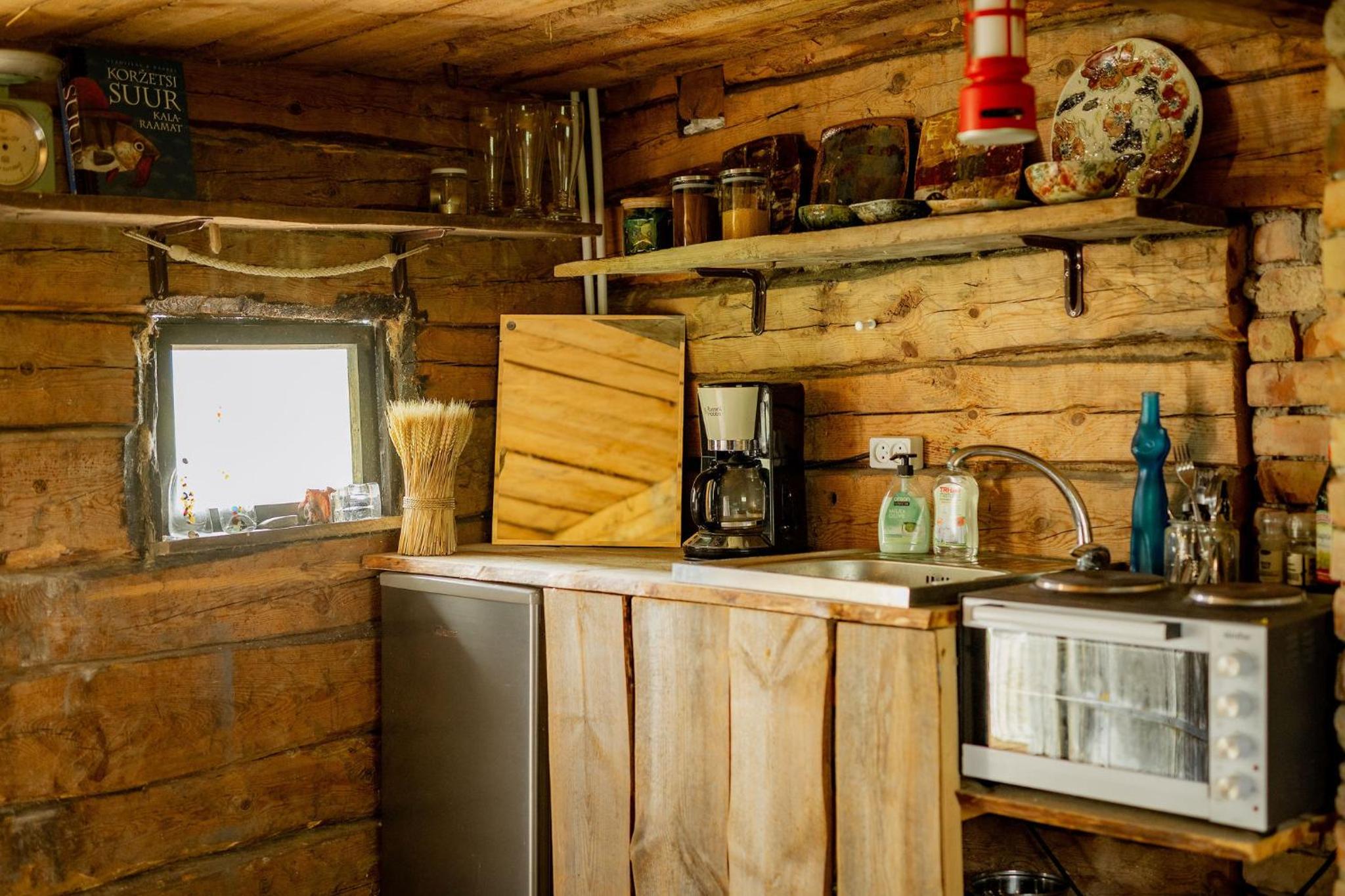 Privaatne glamping, saun ja köögiga maja mere kaldal