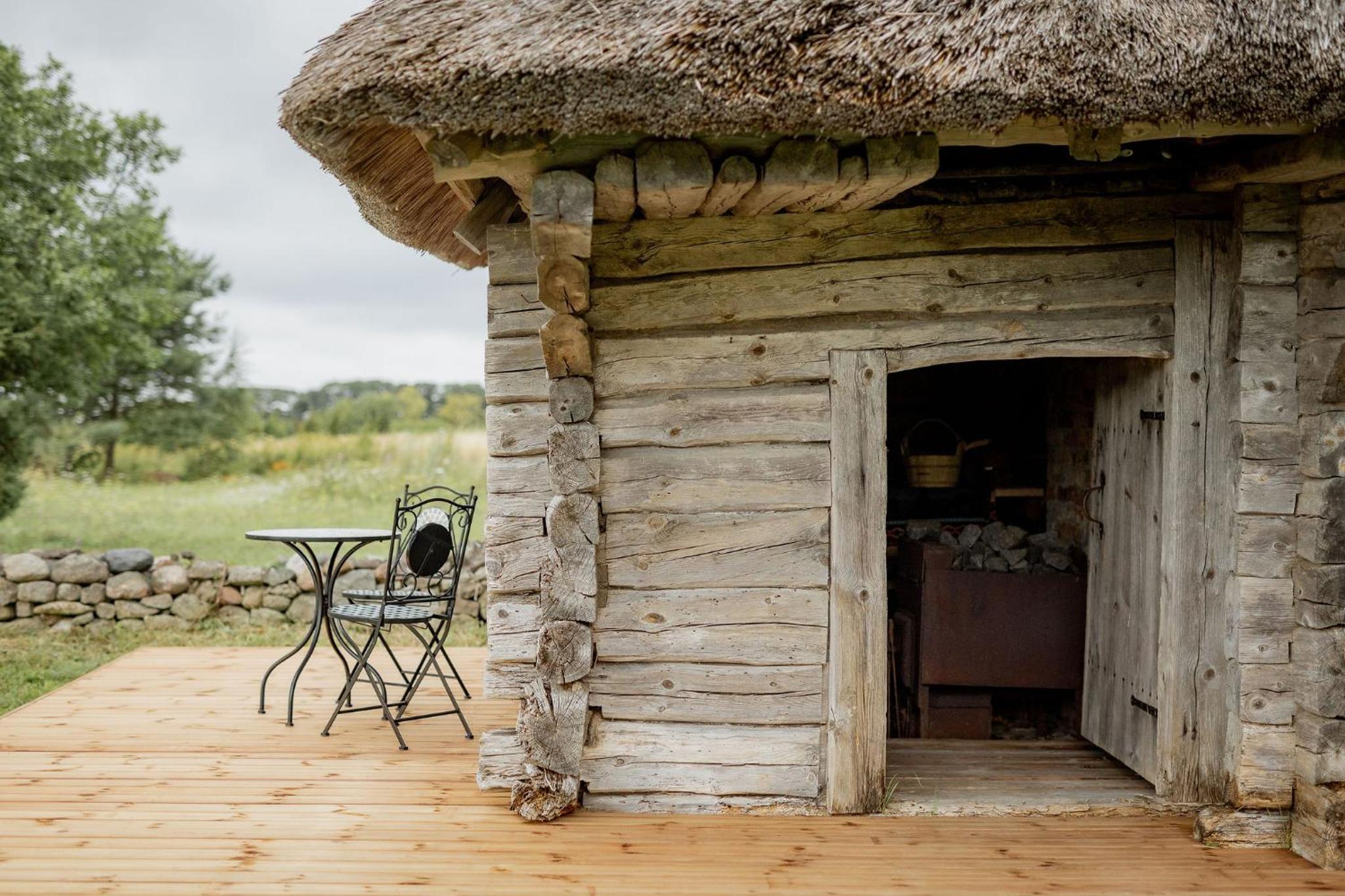 Privaatne glamping, saun ja köögiga maja mere kaldal