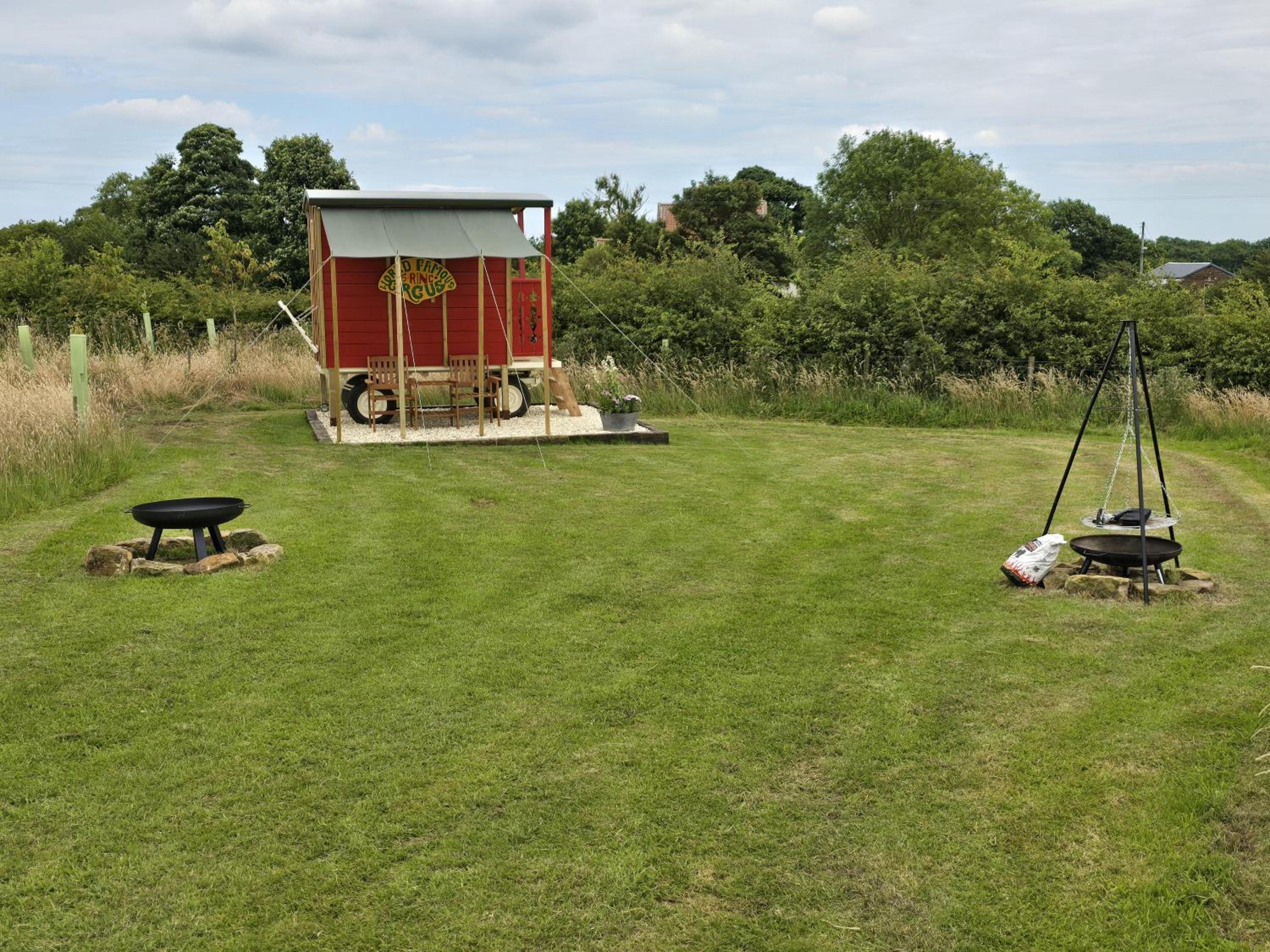 Restored circus wagon
