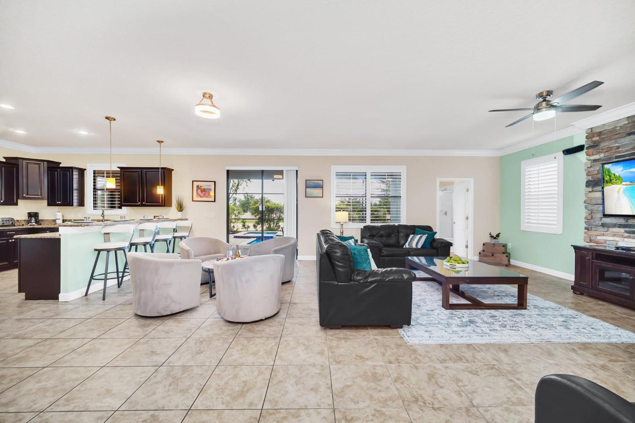 Spacious 6BR Pool Home w Game Room & Harry Potter Mickey Rooms Near Disney view 5