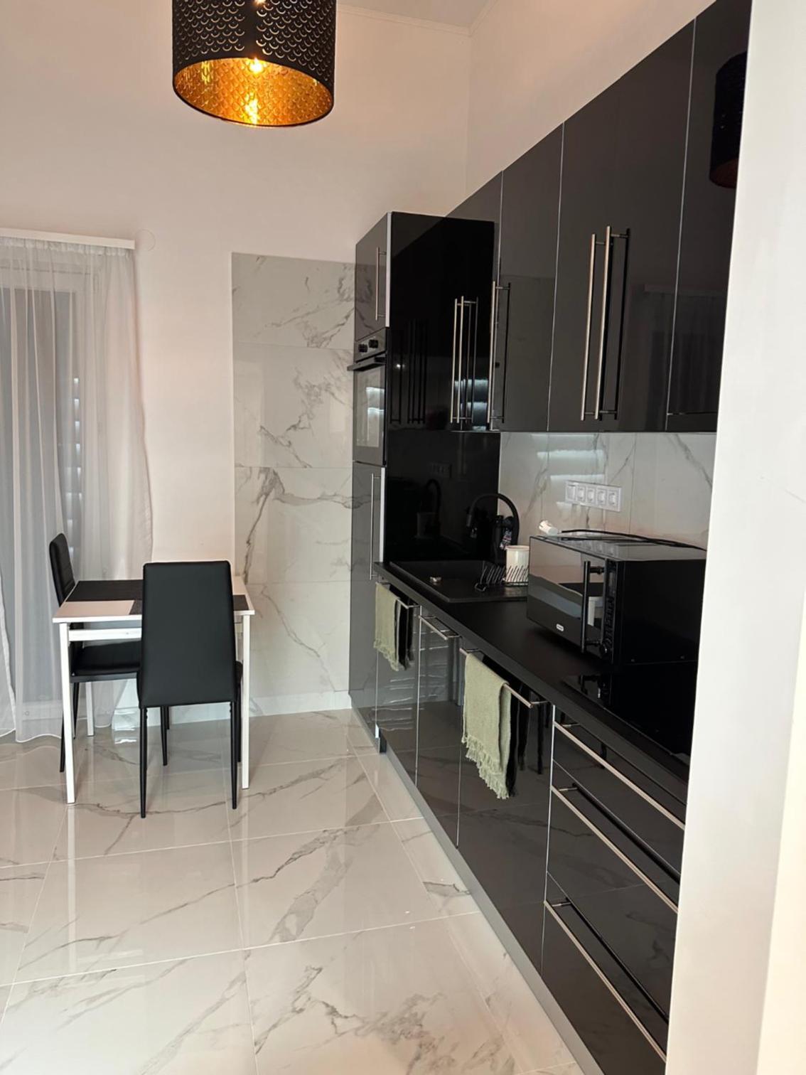 Black and White Apartment in Siófok view 3