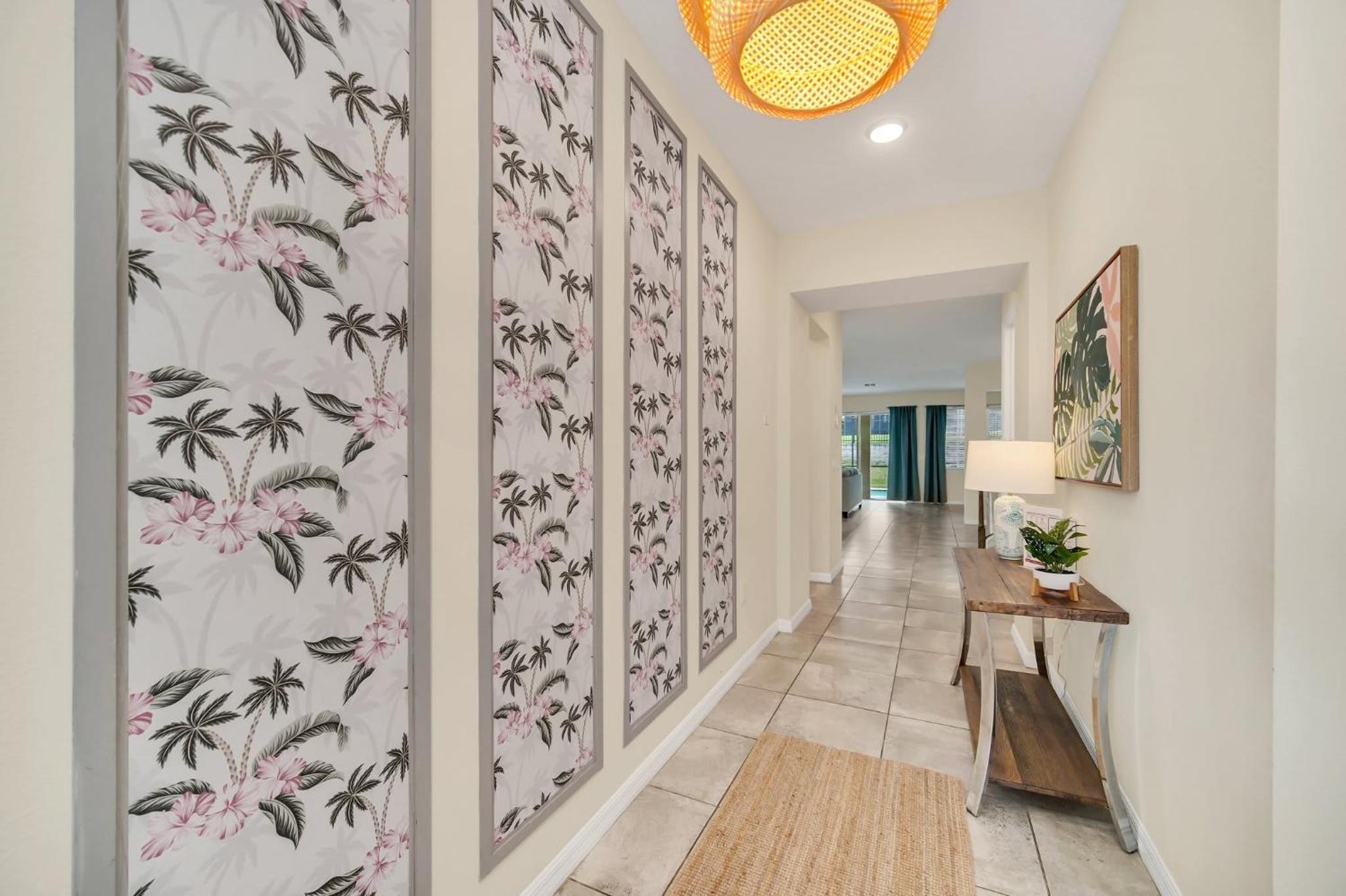 Elegant family home with pool game room and themed rooms view 3