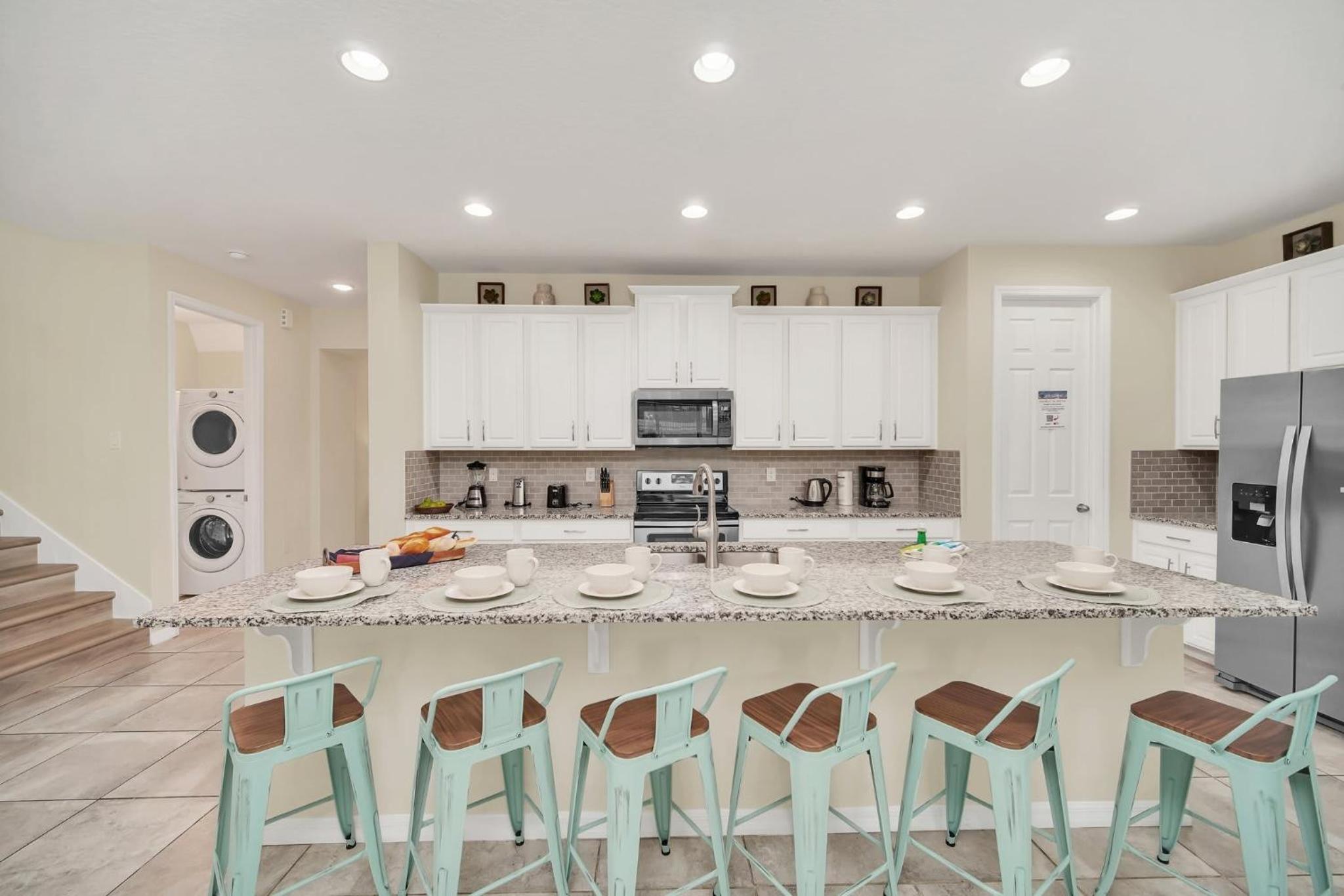 Elegant family home with pool game room and themed rooms view 5