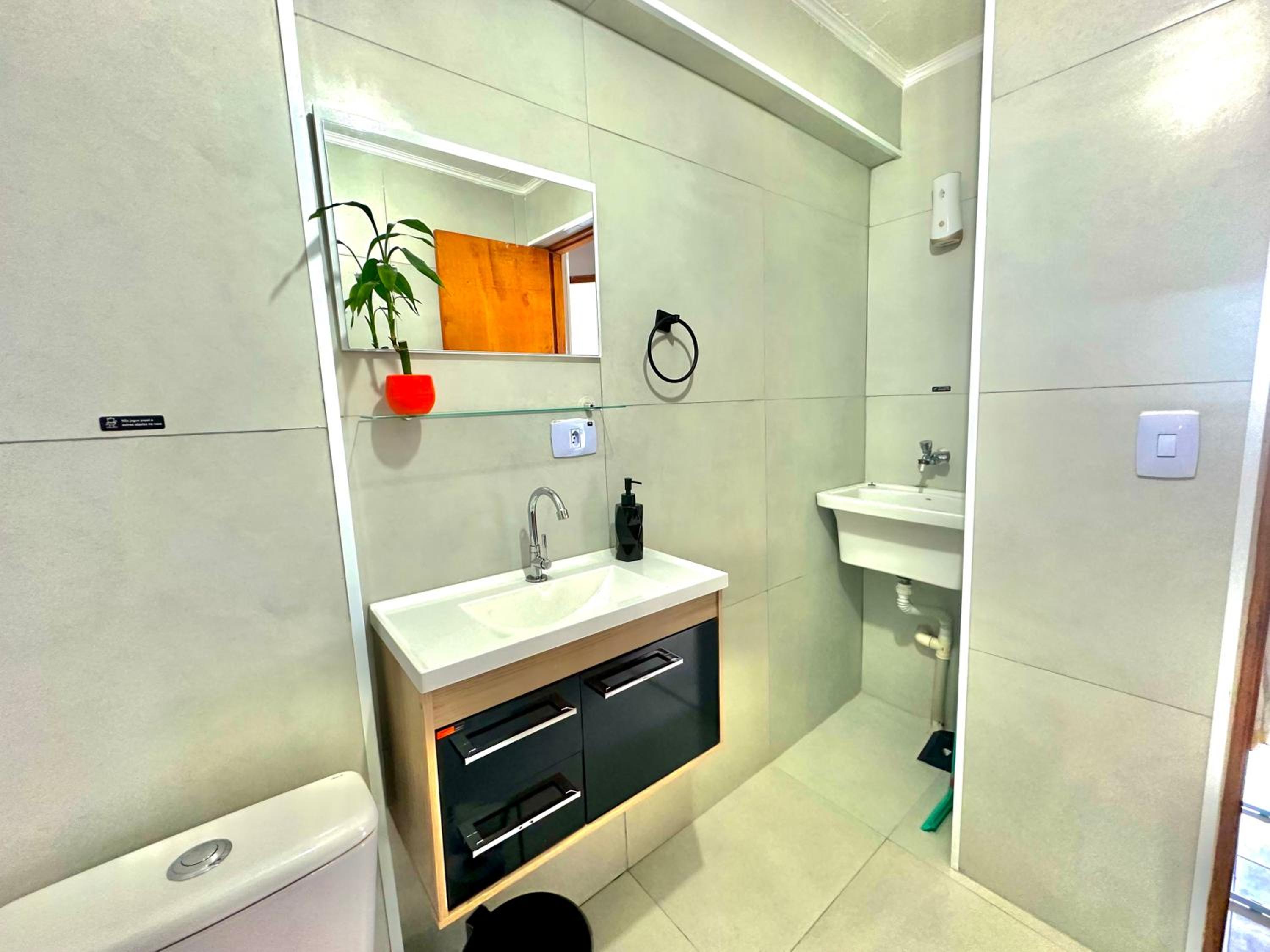 Apartamento aconchegante 8 min a pé até a praia