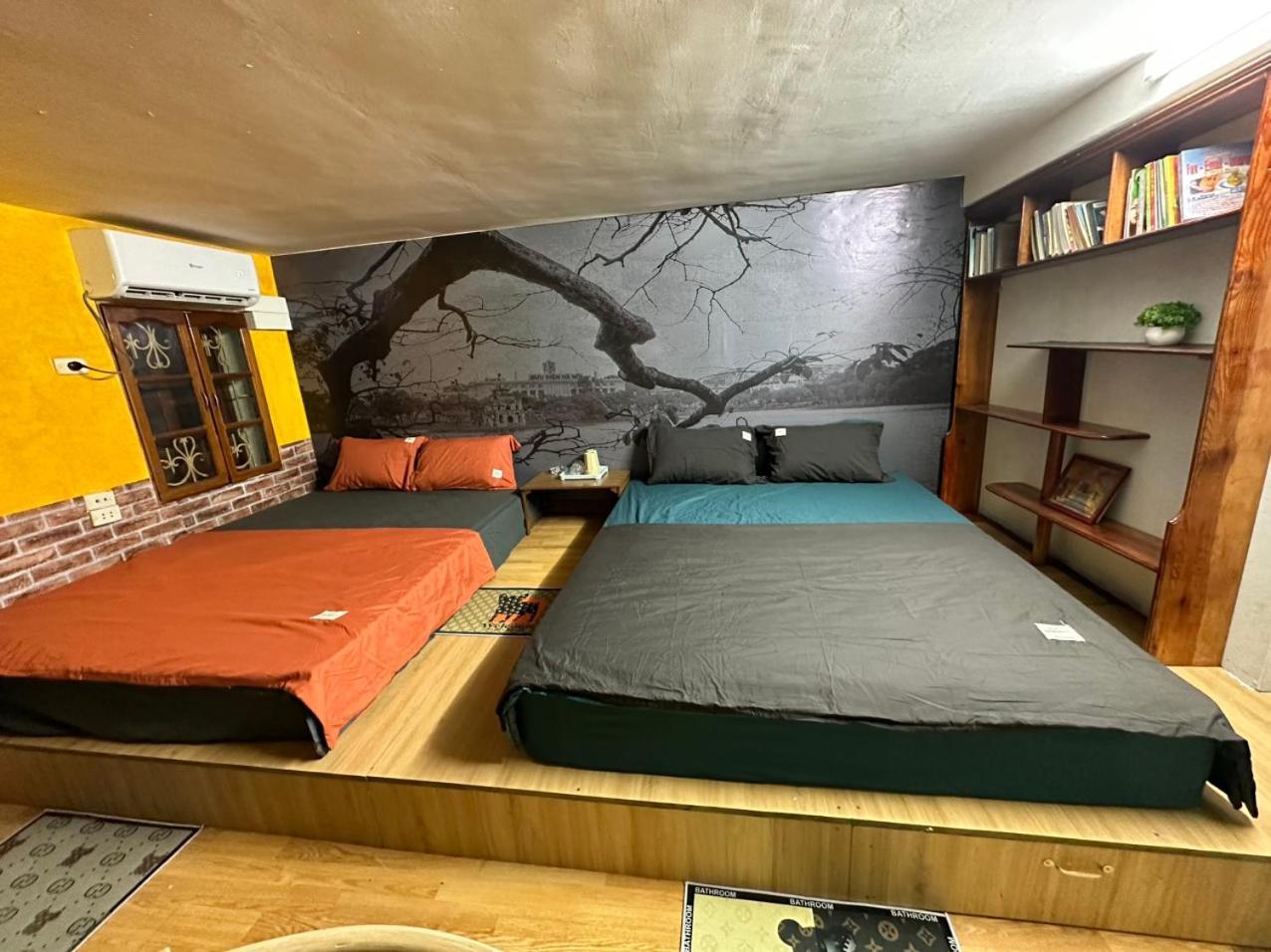 Kolor Green Home,center of Old Quarter, near Hoankiem Lake, 2 big beds