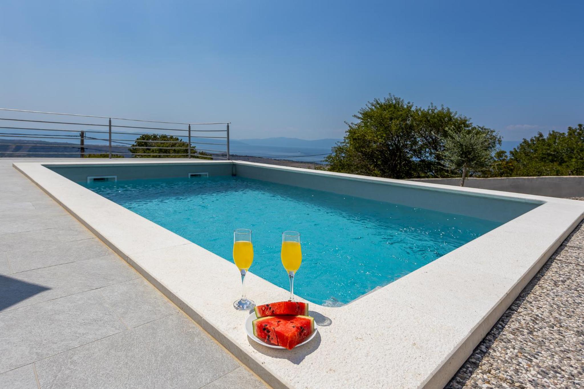 Luxury villa with private pool near Island Krk