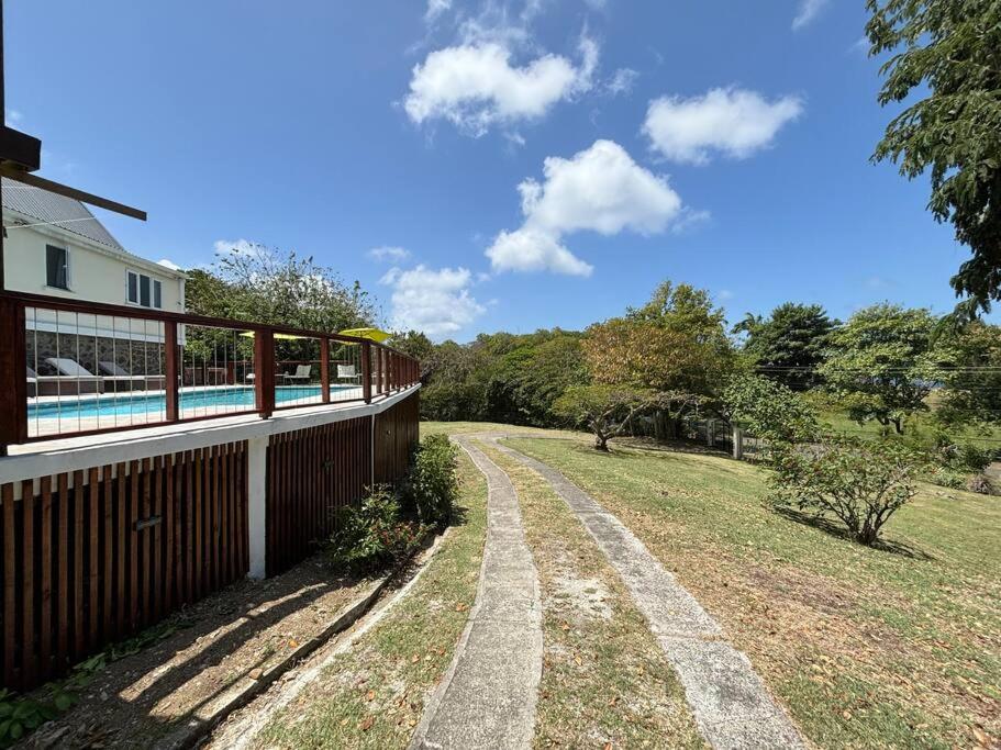 Private villa with large pool & 5min walk to beach view 5