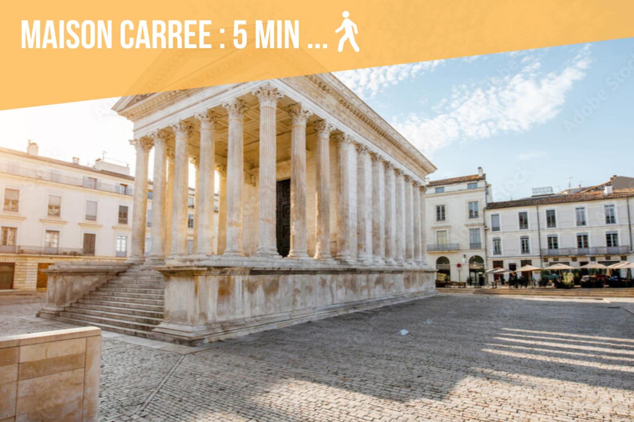Le Victor Clim entre Arènes & Maison Carrée