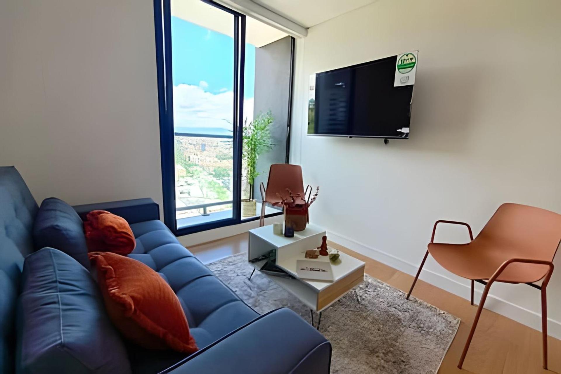 Comfort with panoramic balcony, parking, Usaquén