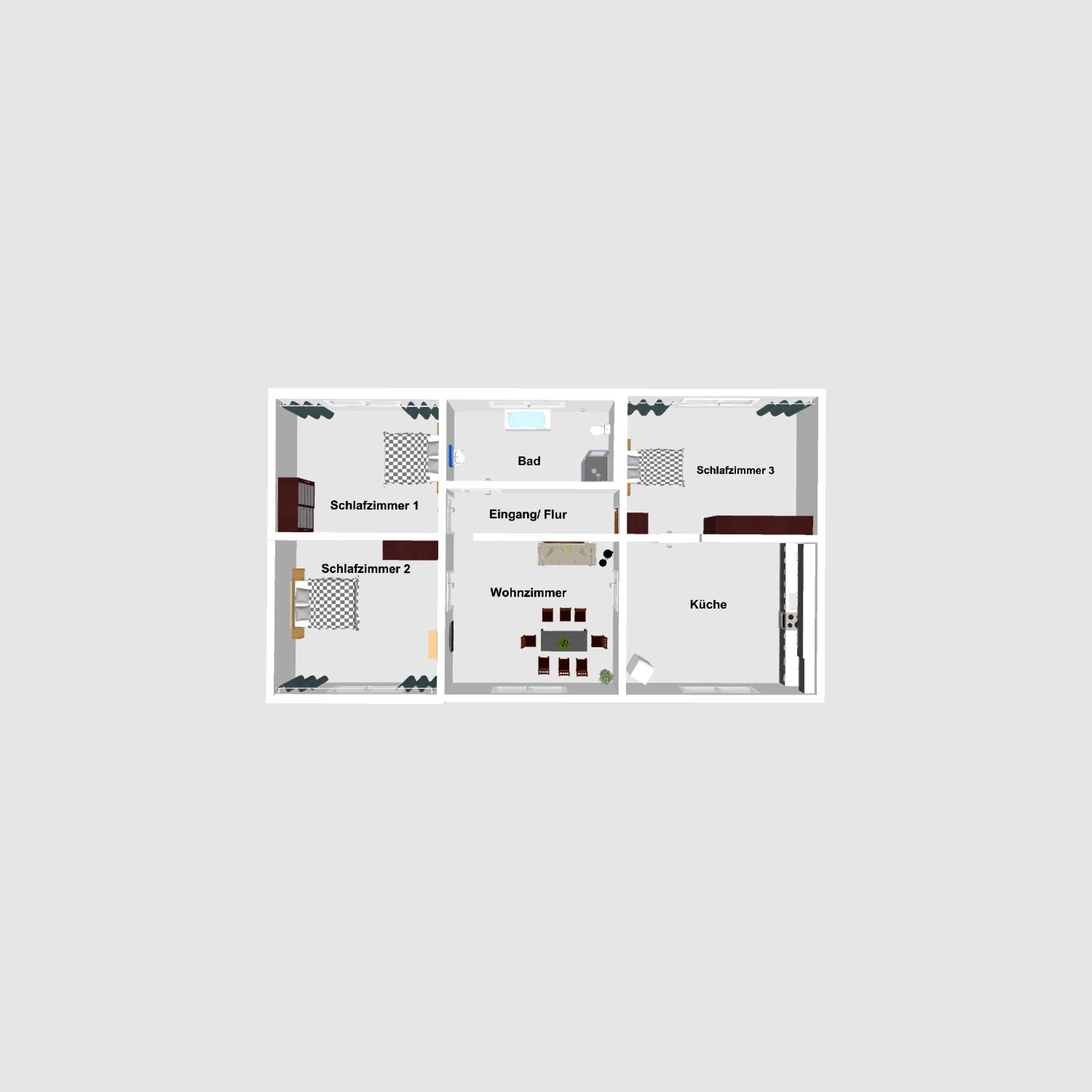 Gemütliche Wohnung by Junik Apartments
