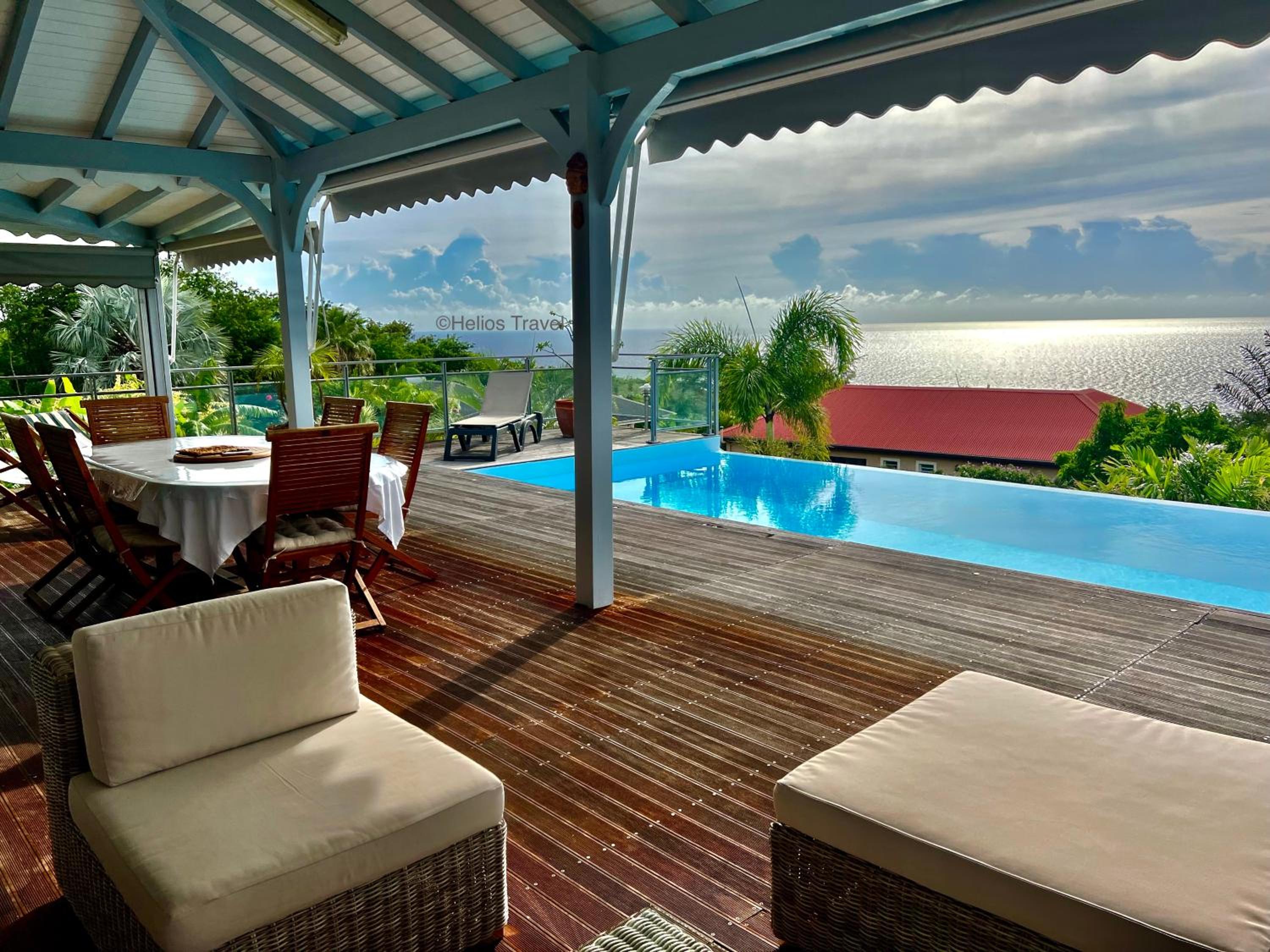 Villa Vaïtea, piscine, vue mer, 3 chambres, secteur Ferry